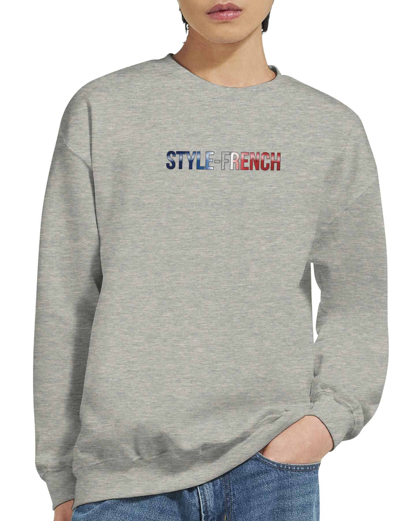 Unisex-Sweatshirt Auvergne-Rhône-Alpes klassisch Rundhals | Gildan® 18000