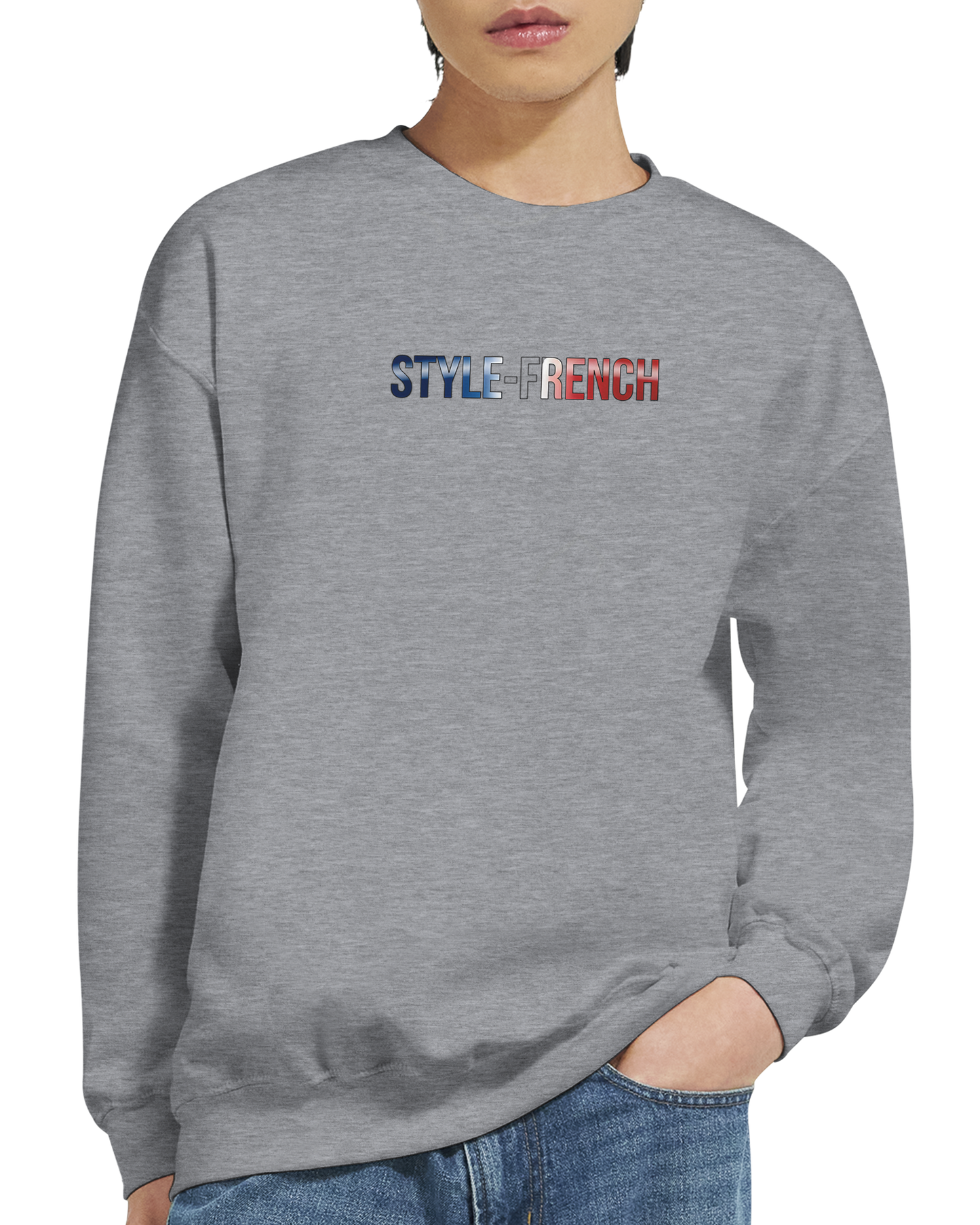 Unisex-Sweatshirt Auvergne-Rhône-Alpes klassisch Rundhals | Gildan® 18000