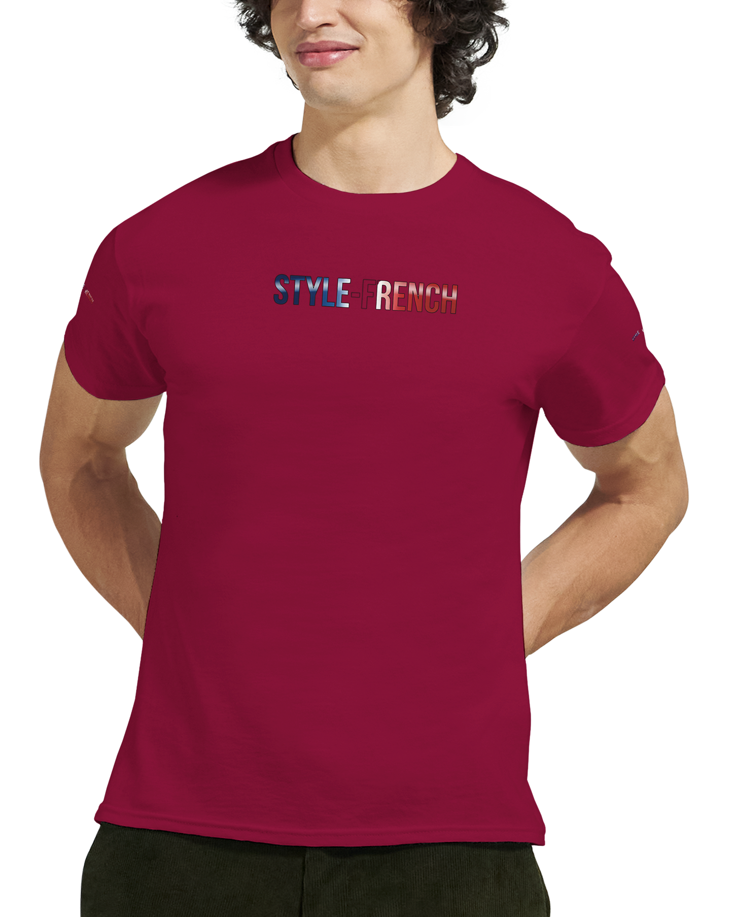 Unisex-T-Shirt Grenoble Stadt in Frankreich dick Rundhals | Gildan® 5000