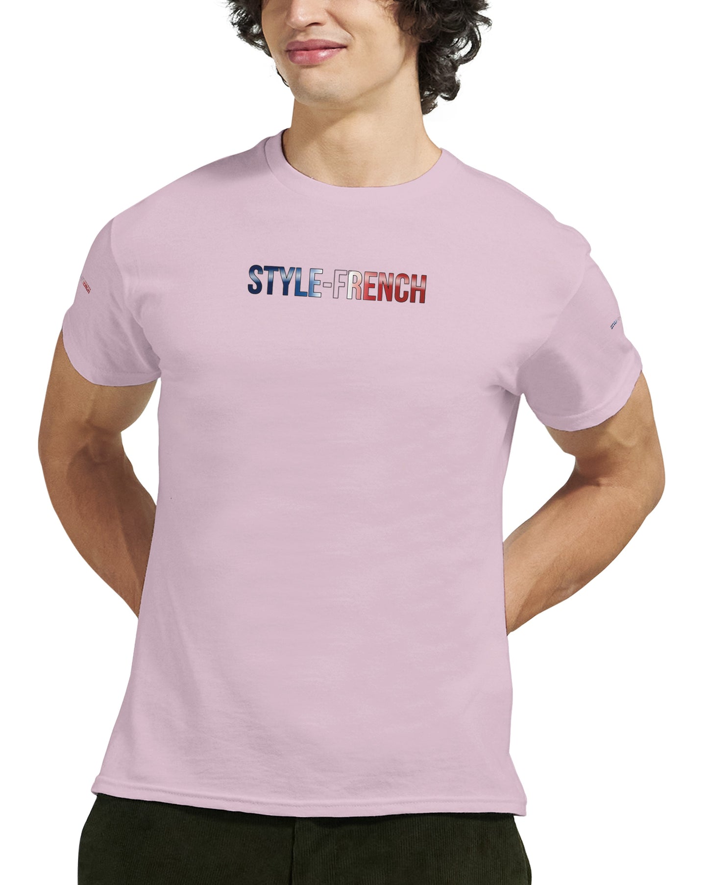 T-Shirt in Frankreich geboren dick rundhals | Gildan® 5000