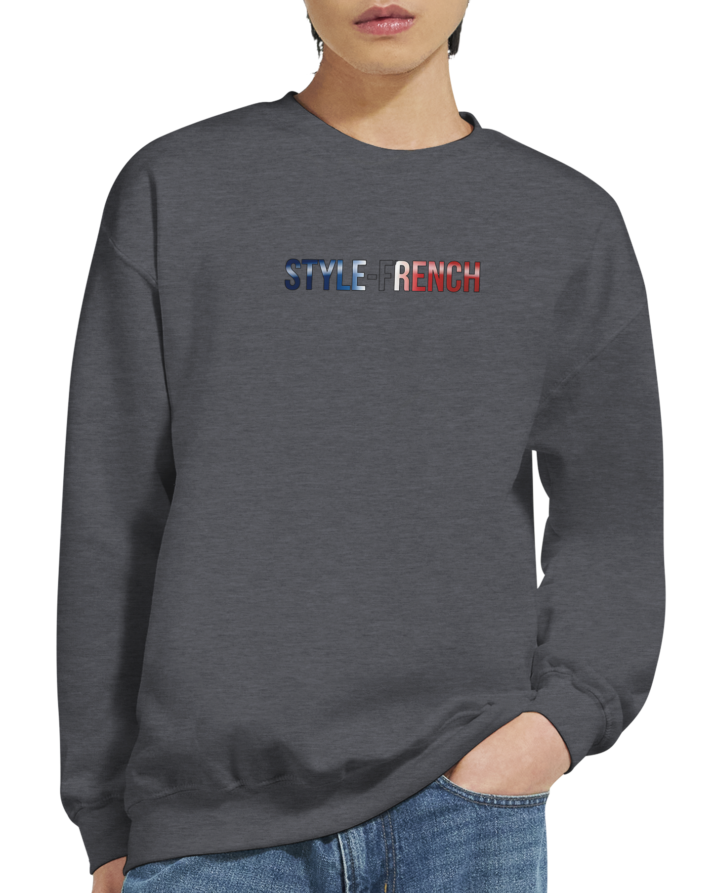 Unisex-Sweatshirt Auvergne-Rhône-Alpes klassisch Rundhals | Gildan® 18000