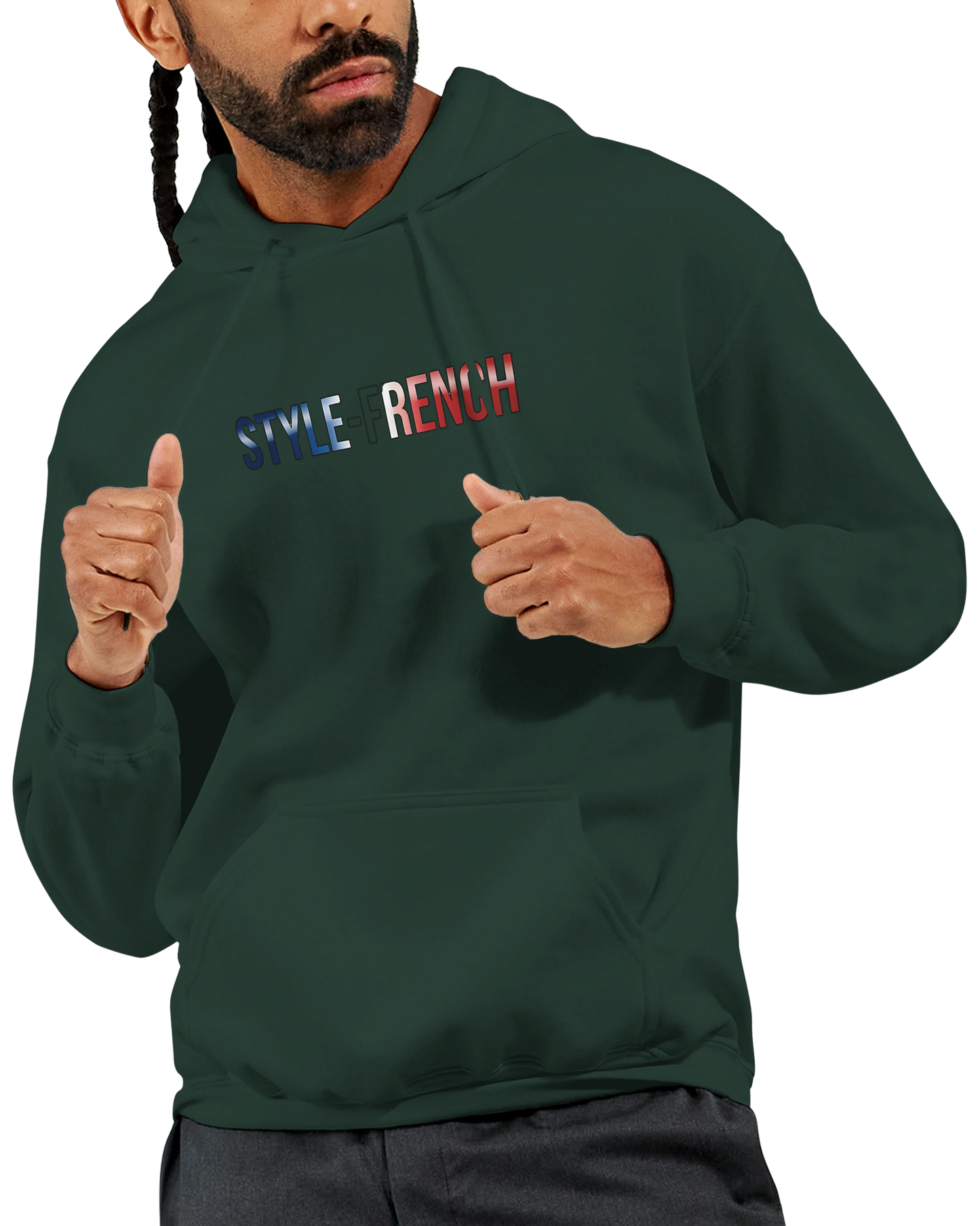 Herren-Kapuzenpullover „Siegel des Königs“ klassisch | Gildan® 18500