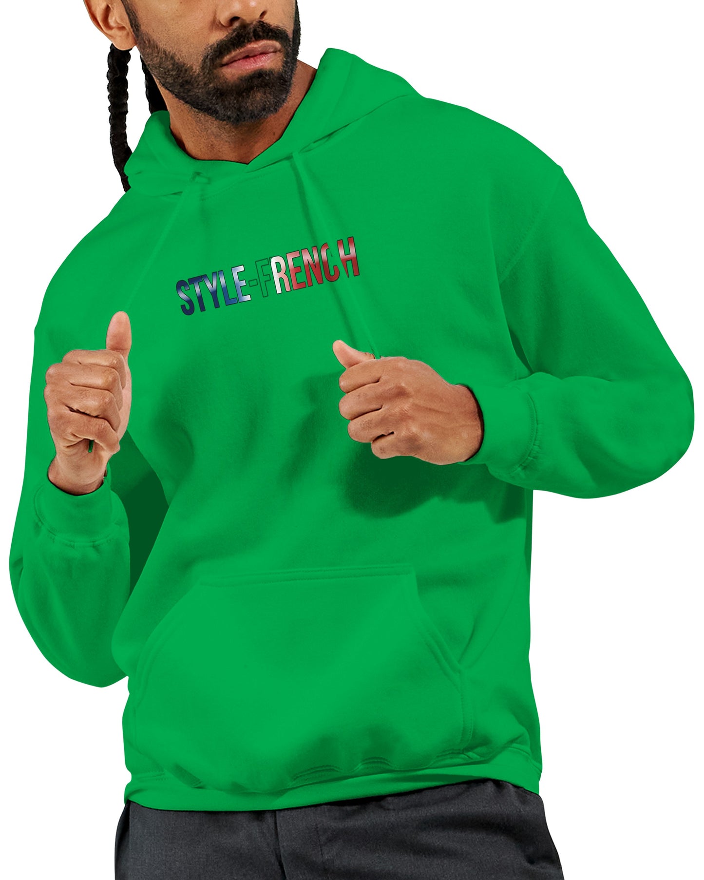 Sweat à capuche Vive la France – Hoodie Premium pour Homme