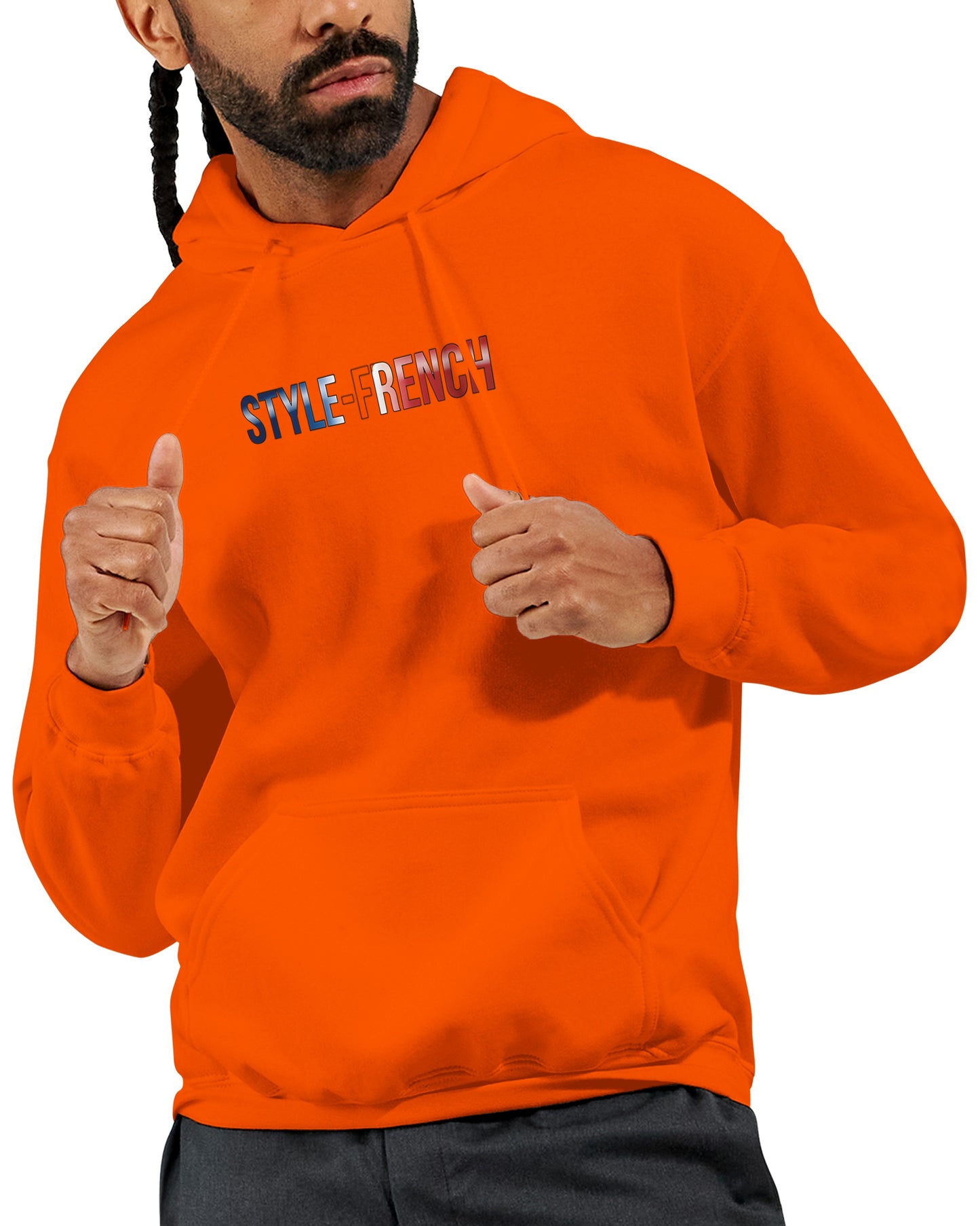Sweat à Capuche Homme « Né en France » – Premium Confort et Style