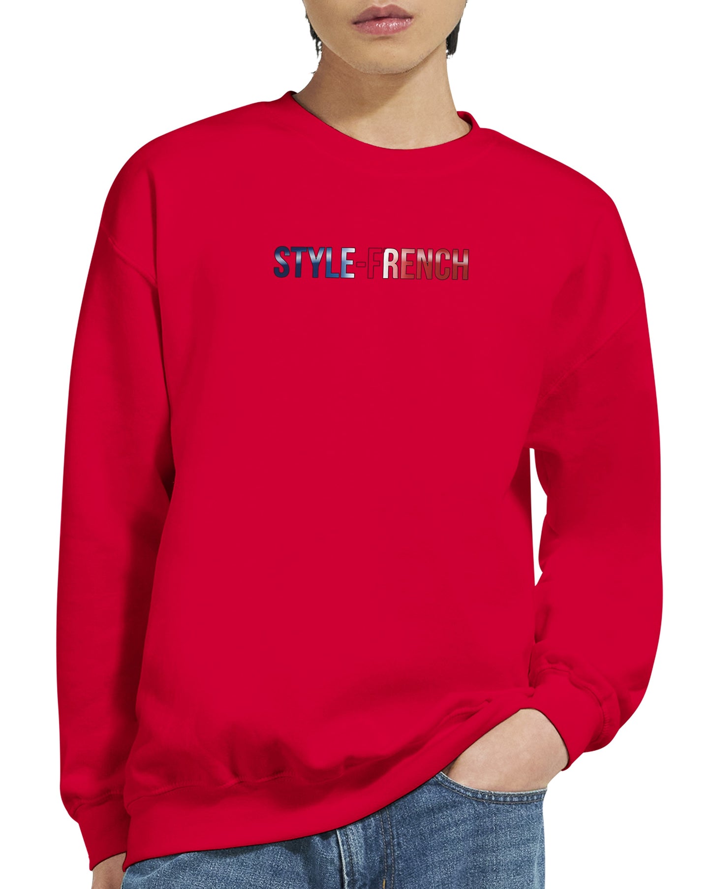 Klassisches Rundhals-Sweatshirt „Debout la France“ | Gildan® 18000