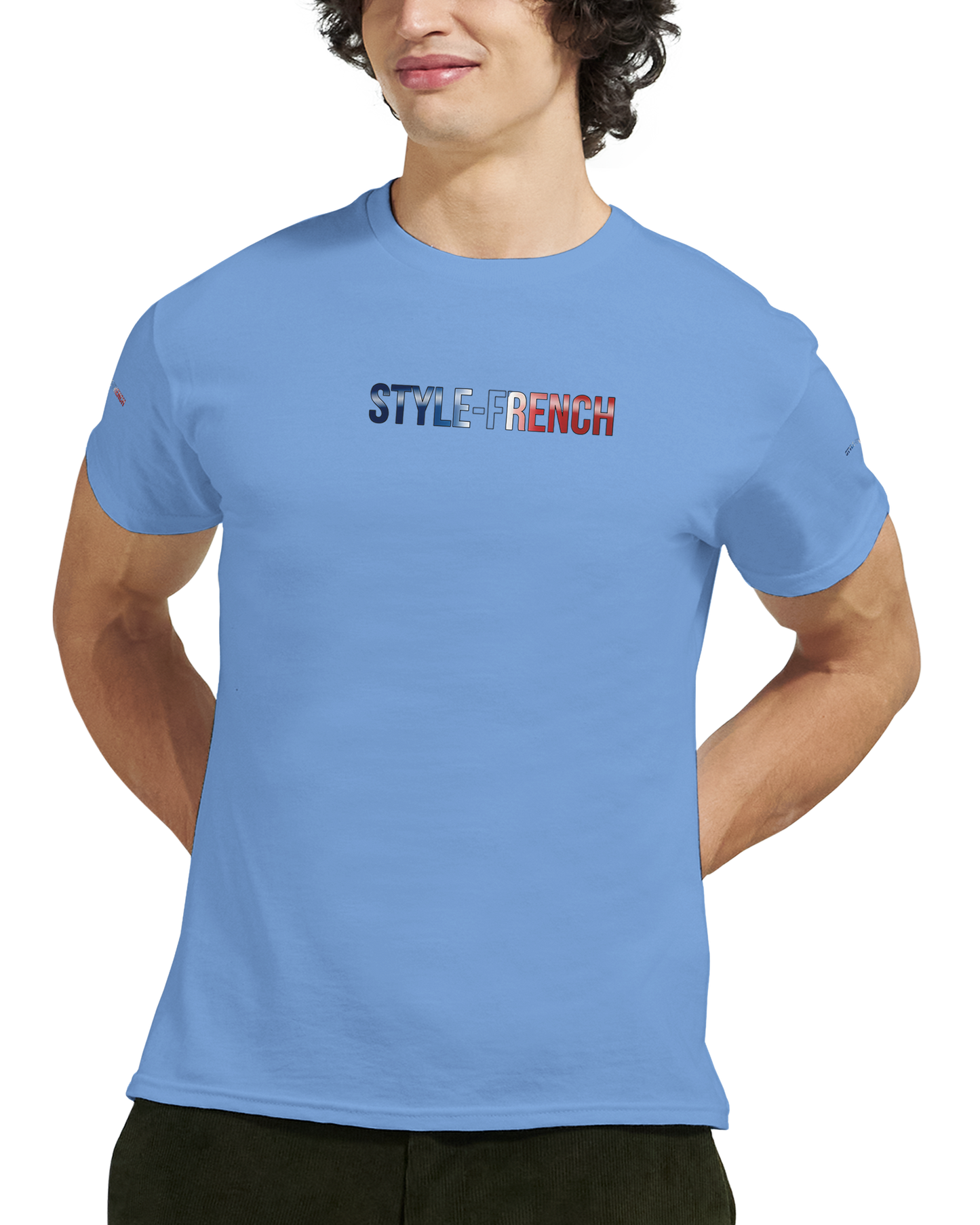 Unisex-T-Shirt Hochwertige Frankreich, dick, Rundhals | Gildan® 5000