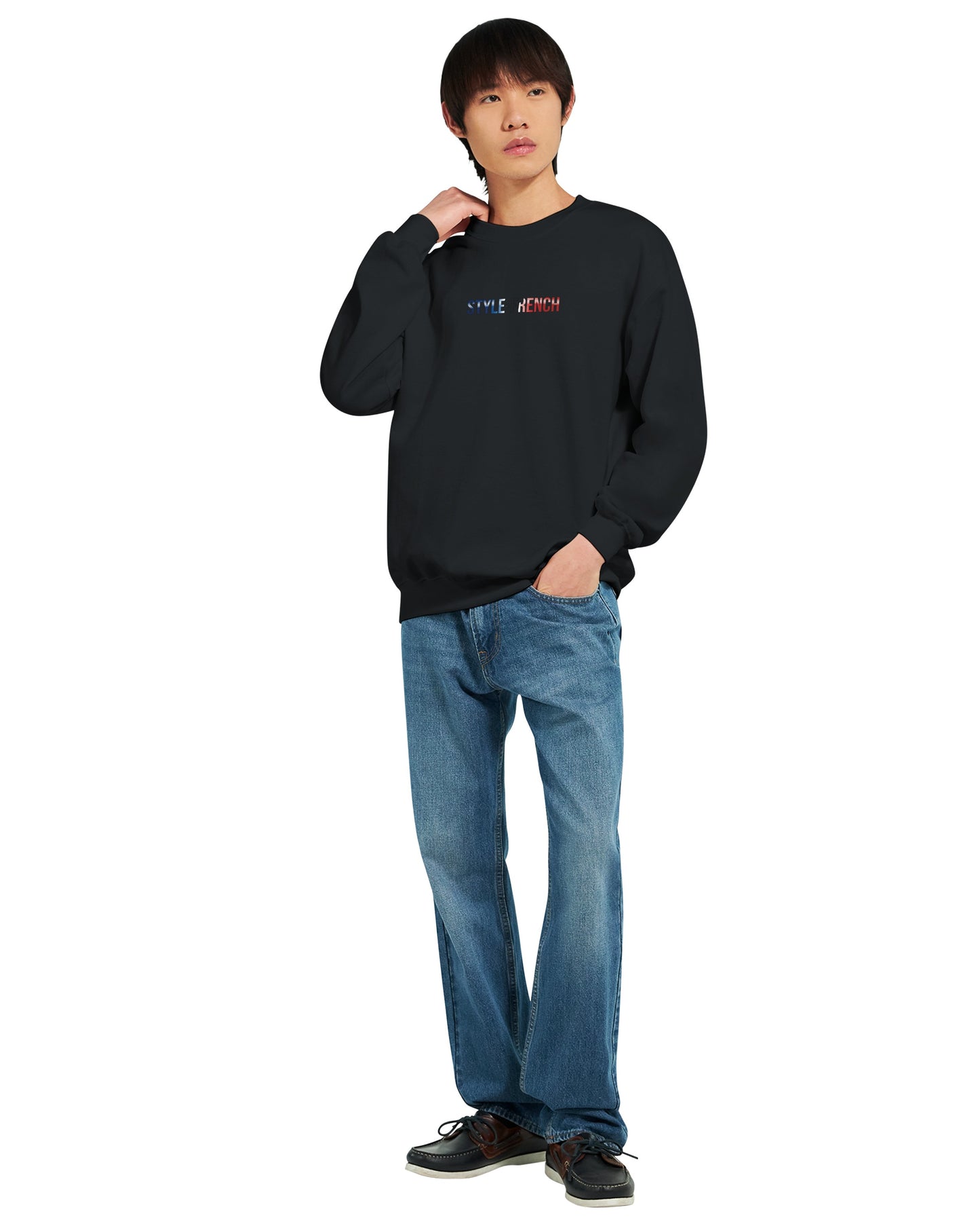 Herren-Sweatshirt Das Siegel des Königs, klassischer Rundhals | Gildan® 18000