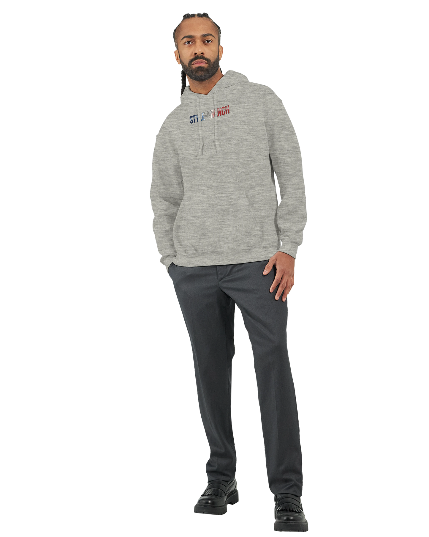 "The people don't give up" hoodie - classic French style for men | Gildan® 18500