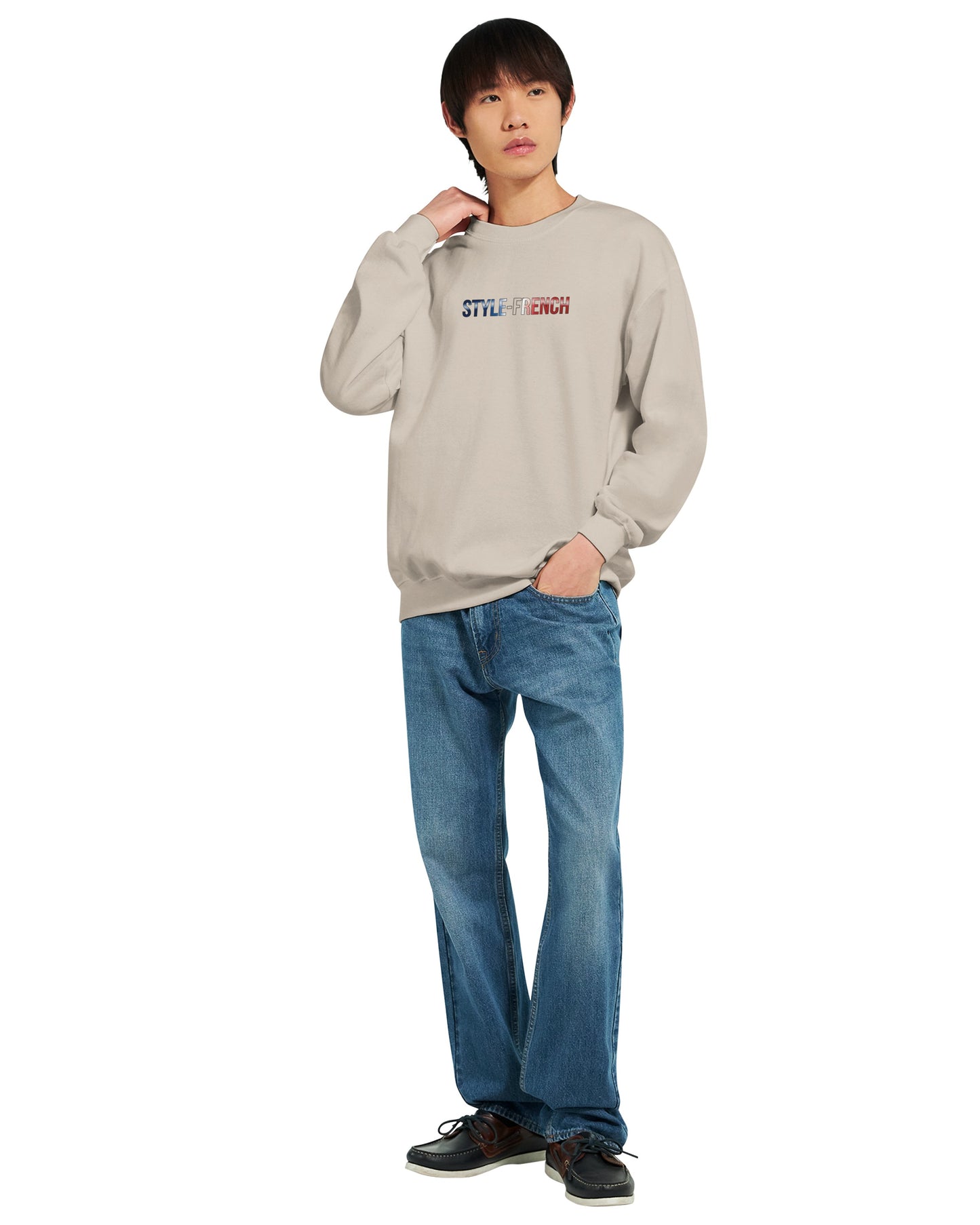 Sweatshirt Fils de France Herren French Style Klassisch Rundhals | Gildan® 18000