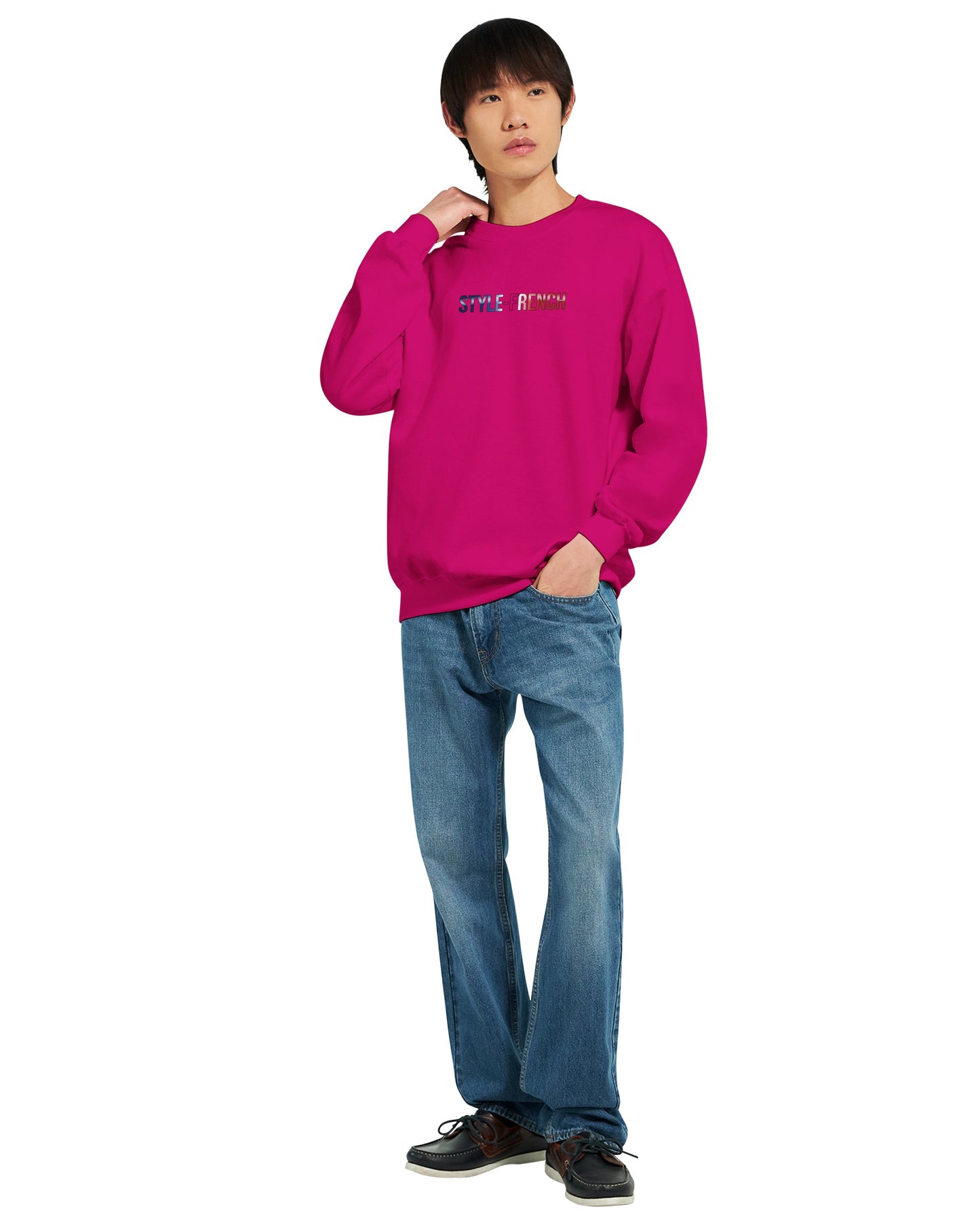 Klassisches Rundhals-Sweatshirt „Debout la France“ | Gildan® 18000