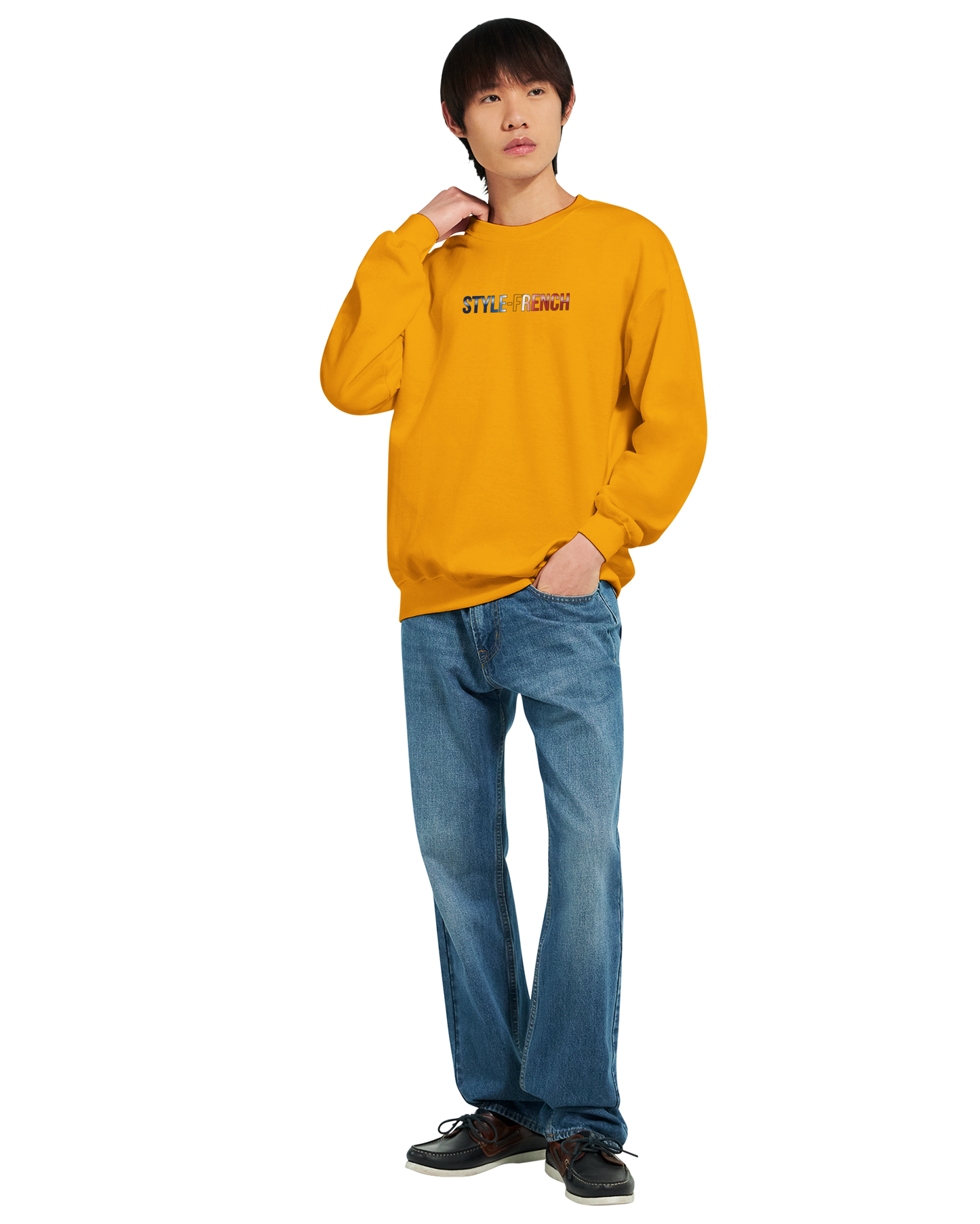 Sweatshirt "Le peuple lâche rien" French Style Classic Crewneck | Gildan® 18000