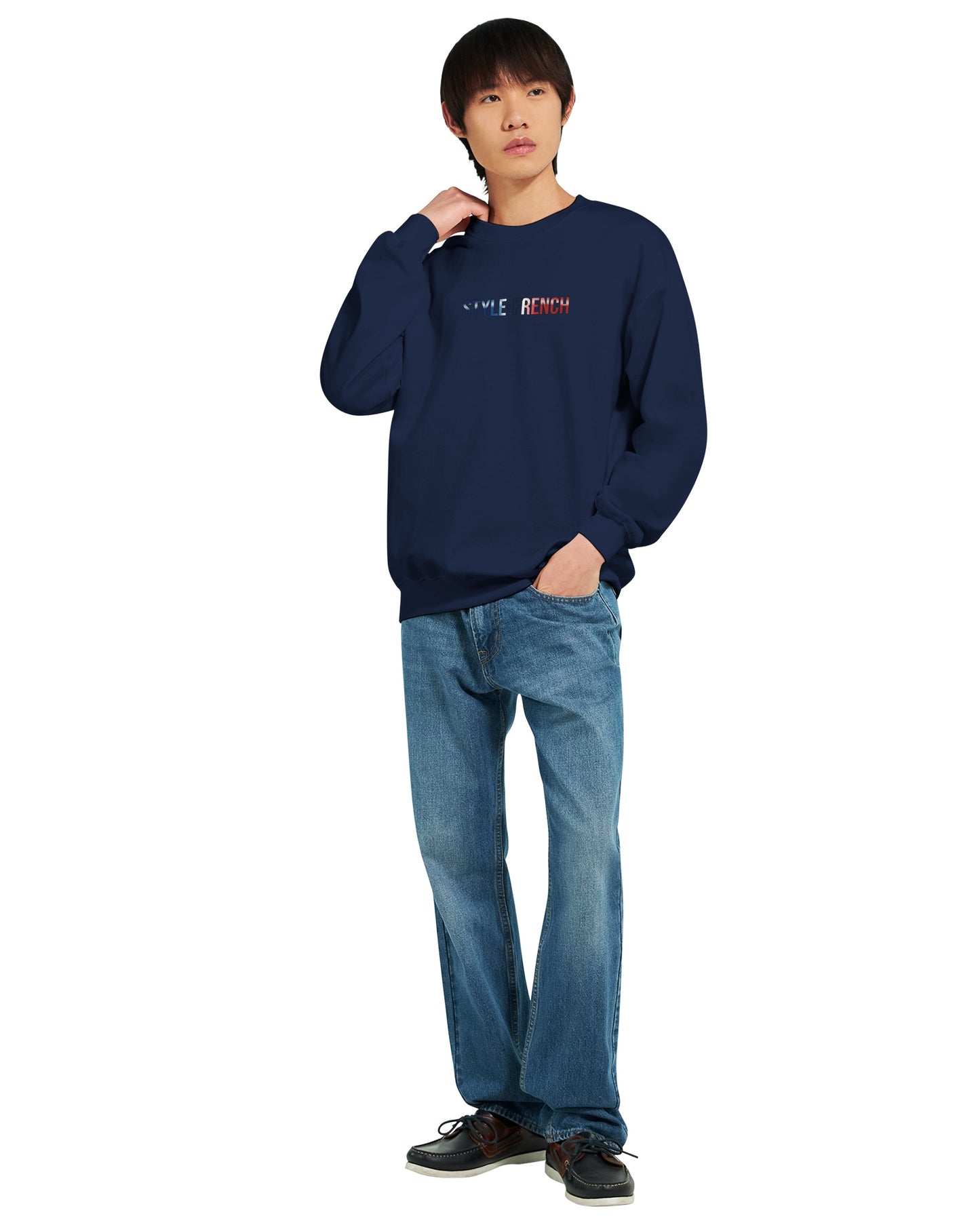 Sweatshirt Fils de France Herren French Style Klassisch Rundhals | Gildan® 18000