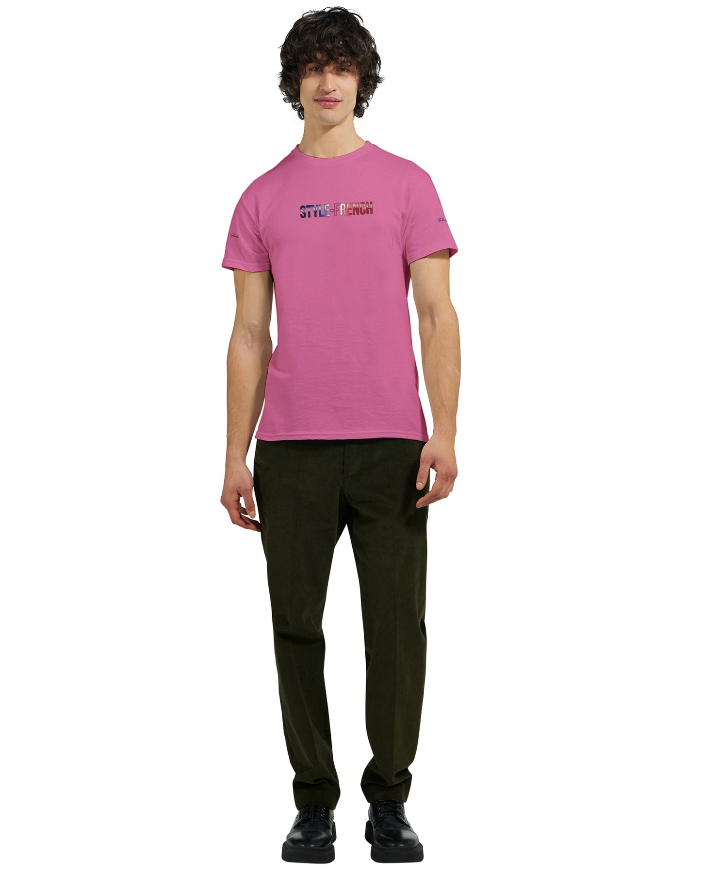 T-Shirt vive la France Herren dick Rundhals | Gildan® 5000