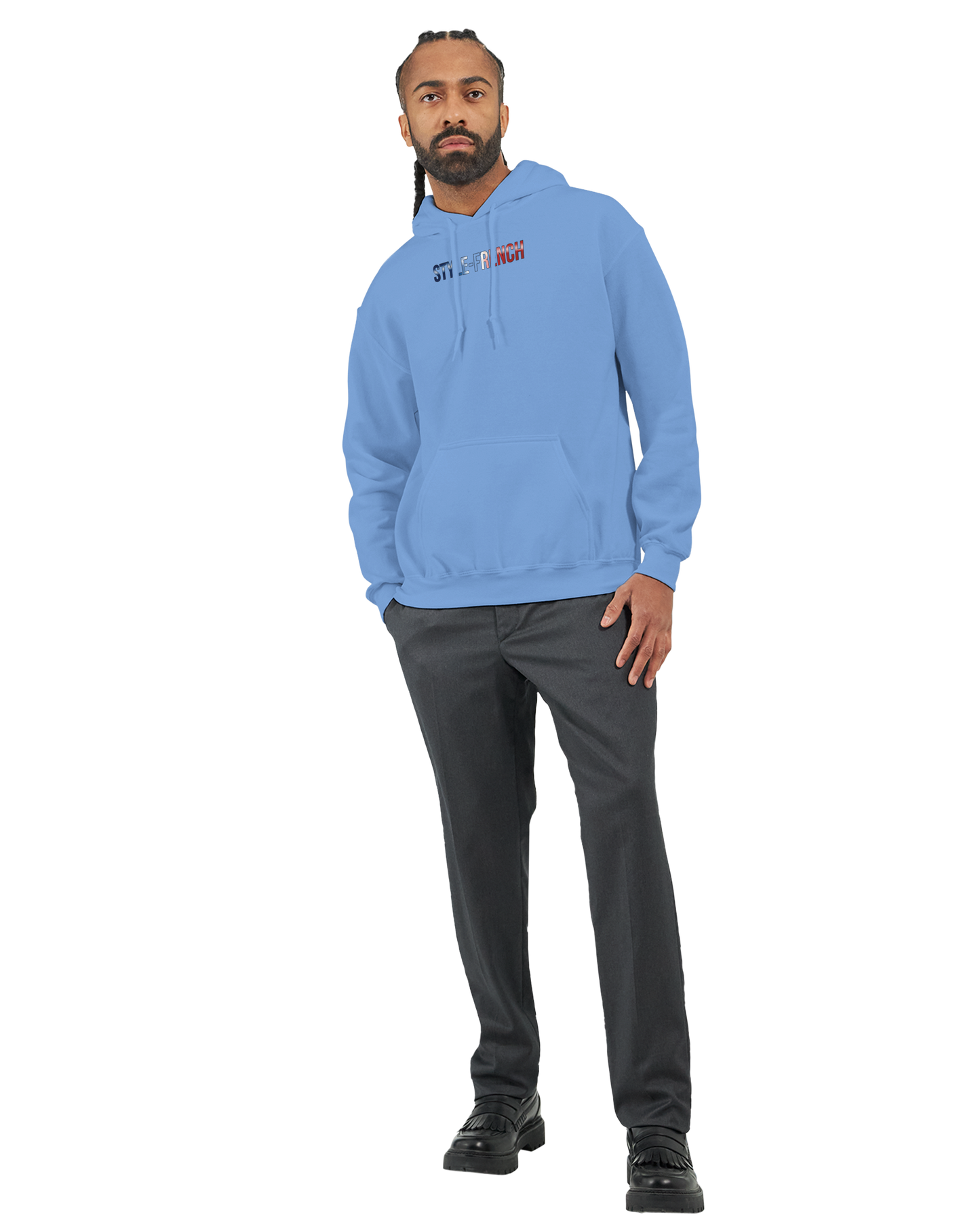 "The people don't give up" hoodie - classic French style for men | Gildan® 18500