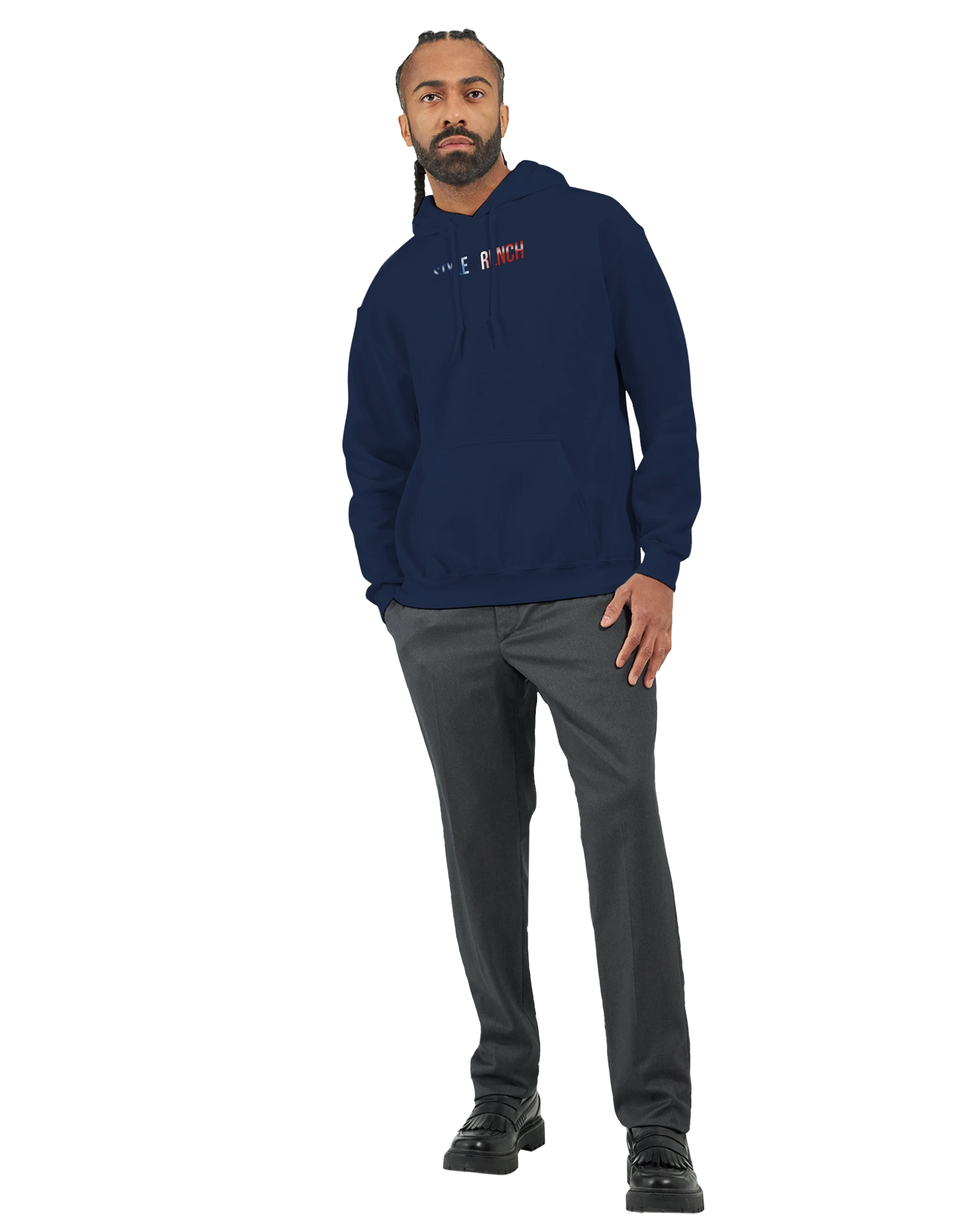 "The people don't give up" hoodie - classic French style for men | Gildan® 18500