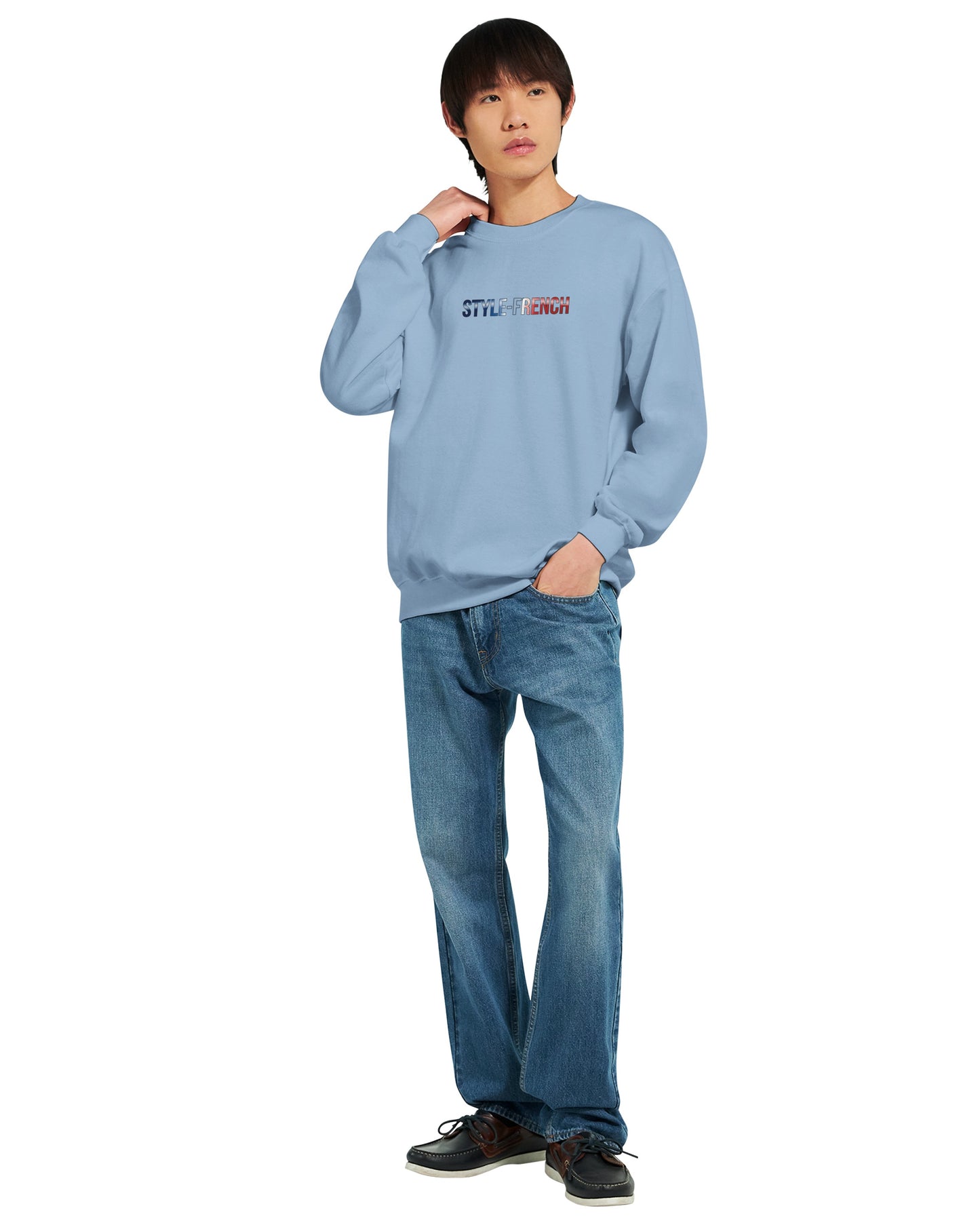 Sweatshirt Fils de France Herren French Style Klassisch Rundhals | Gildan® 18000