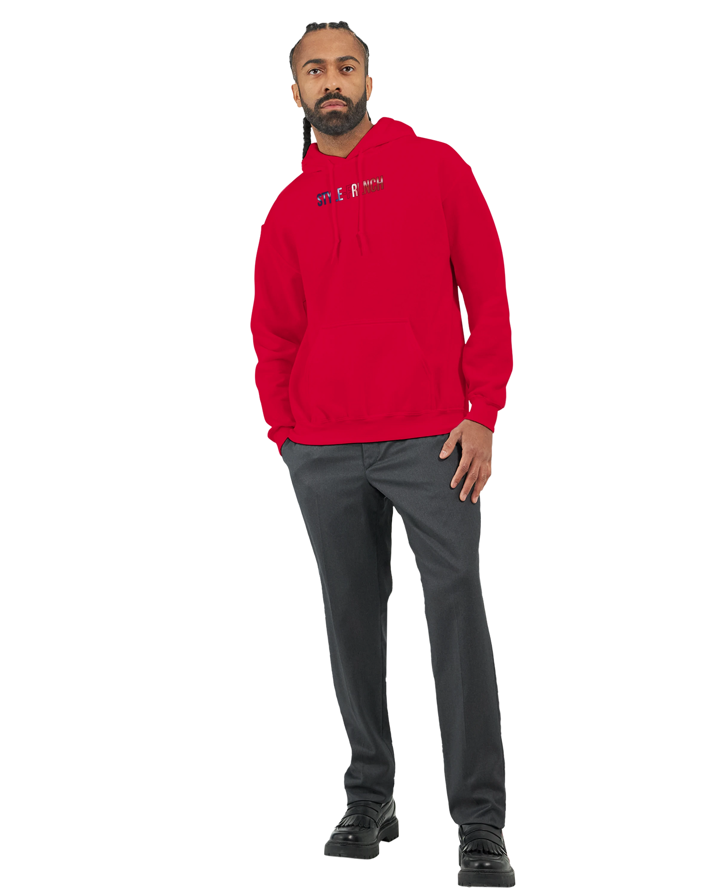 "The people don't give up" hoodie - classic French style for men | Gildan® 18500