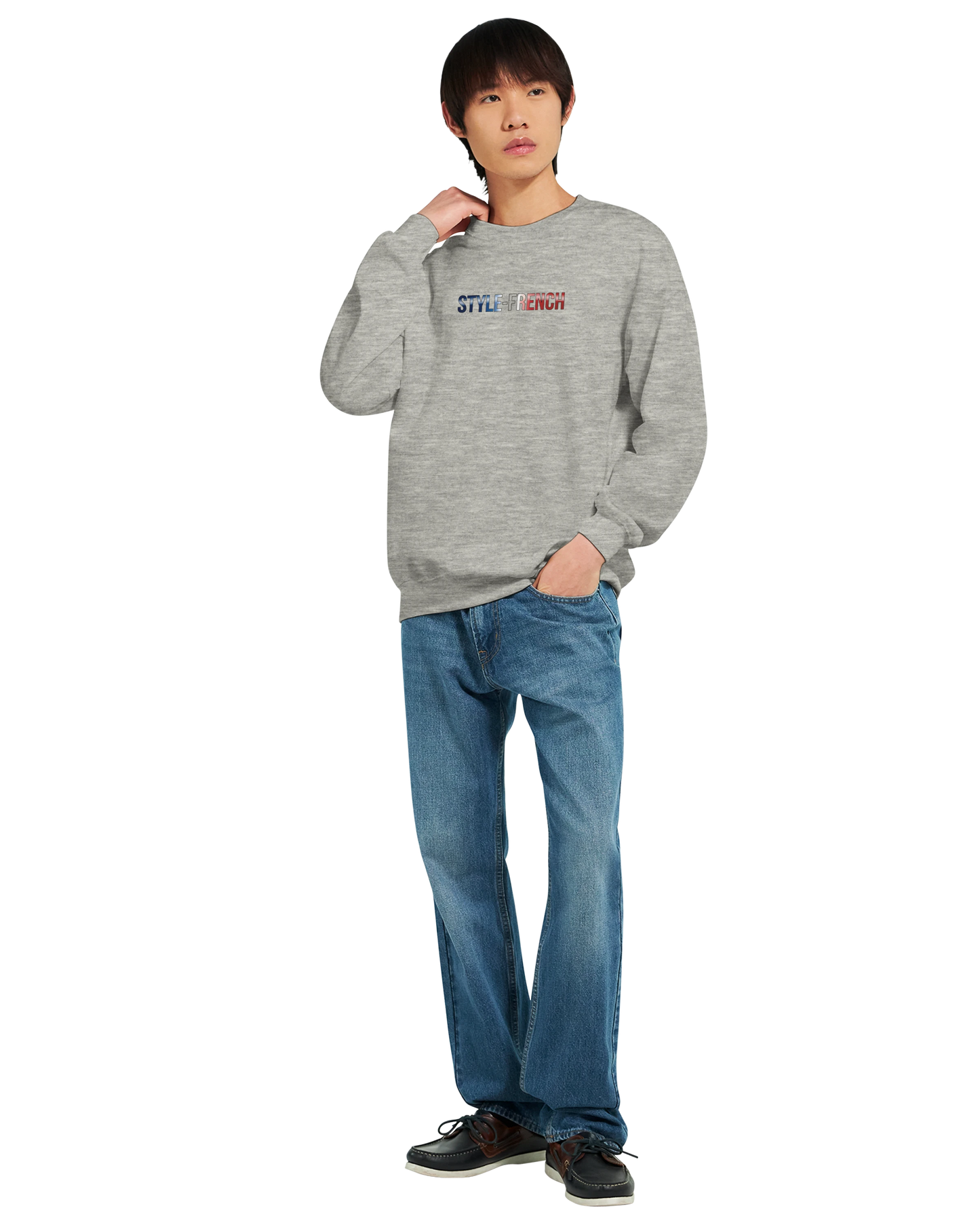 Herren-Sweatshirt Das Siegel des Königs, klassischer Rundhals | Gildan® 18000