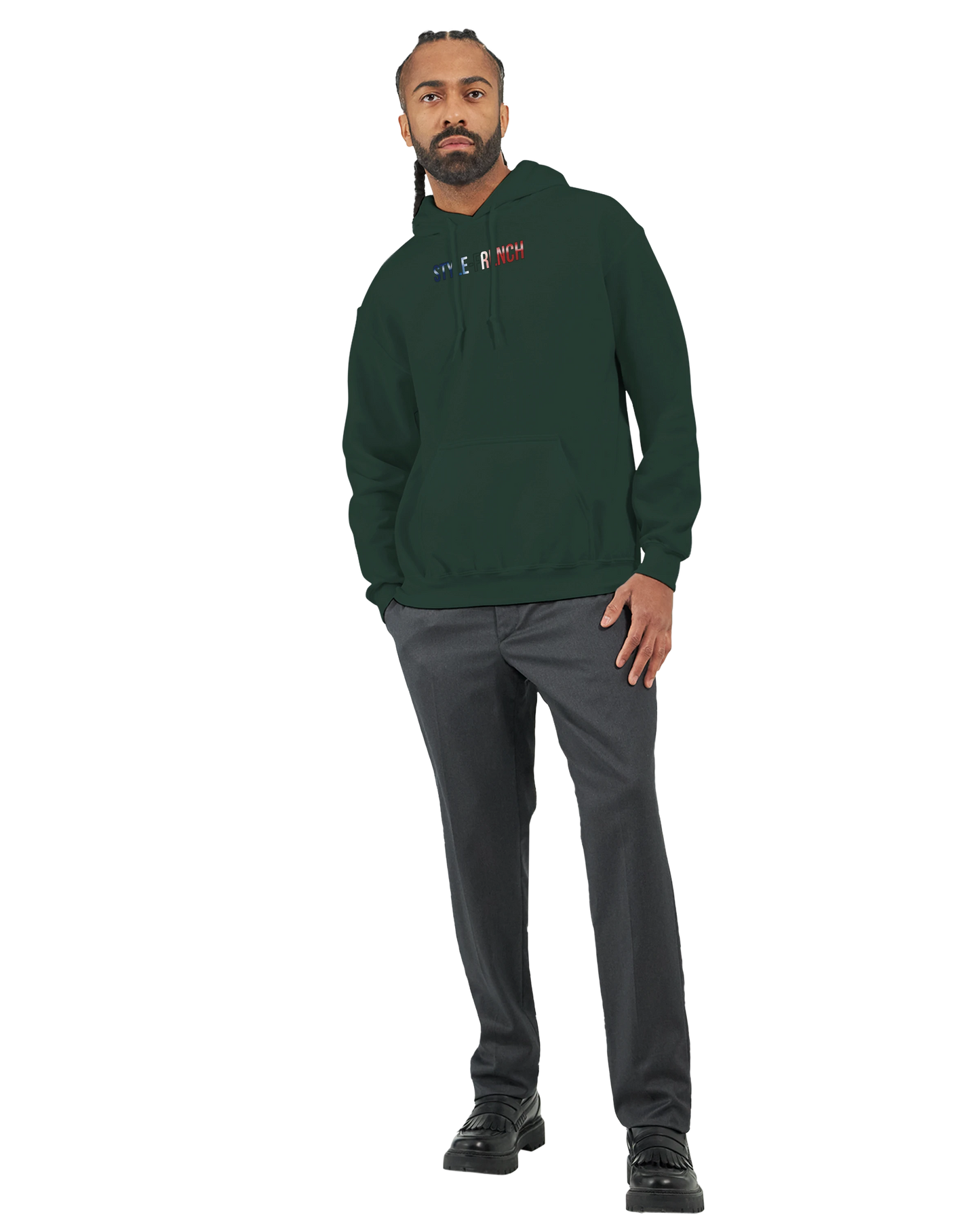 "The people don't give up" hoodie - classic French style for men | Gildan® 18500