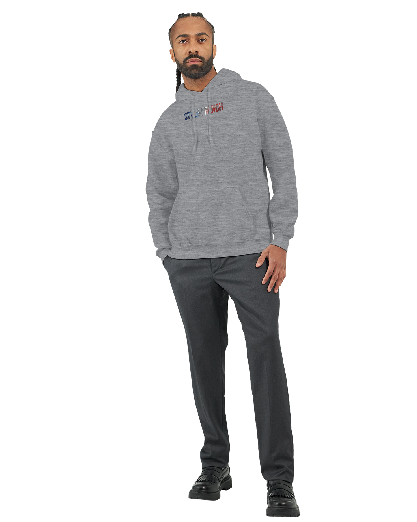 "The people don't give up" hoodie - classic French style for men | Gildan® 18500