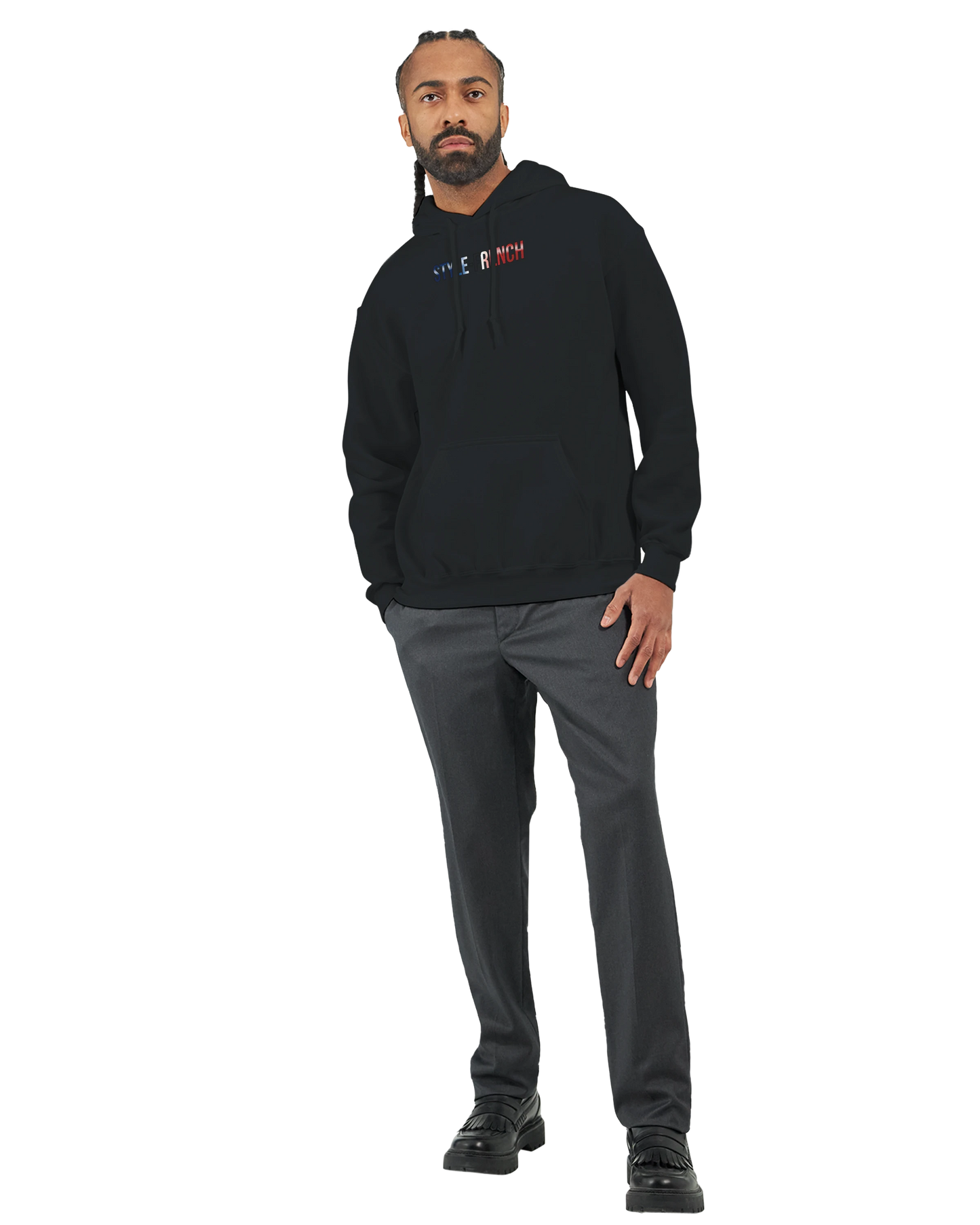 "The people don't give up" hoodie - classic French style for men | Gildan® 18500