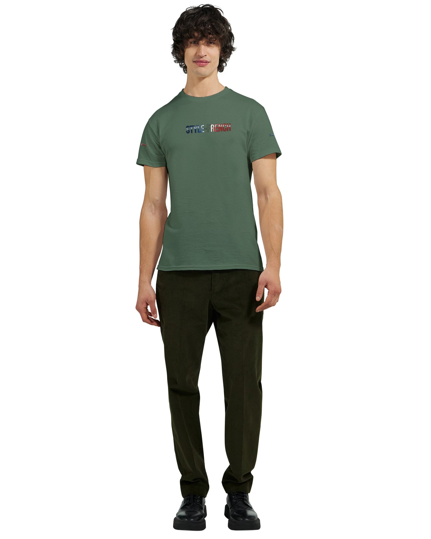 Men's "Can't Stop Us" French Style Heavyweight Crewneck T-shirt | Gildan® 5000