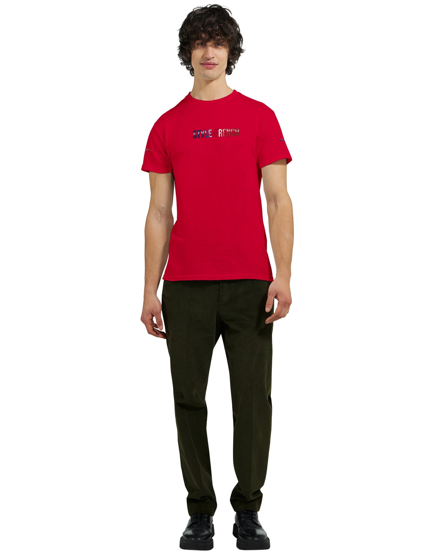 Men's "Can't Stop Us" French Style Heavyweight Crewneck T-shirt | Gildan® 5000