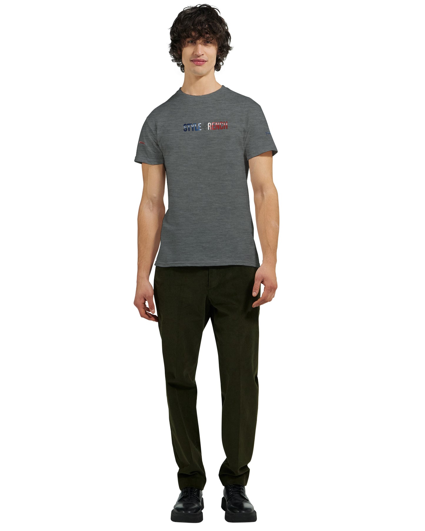 Men's "Can't Stop Us" French Style Heavyweight Crewneck T-shirt | Gildan® 5000