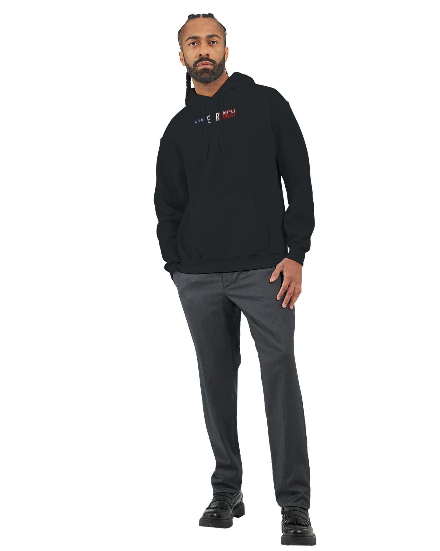 "The people don't give up" hoodie - classic French style for men | Gildan® 18500