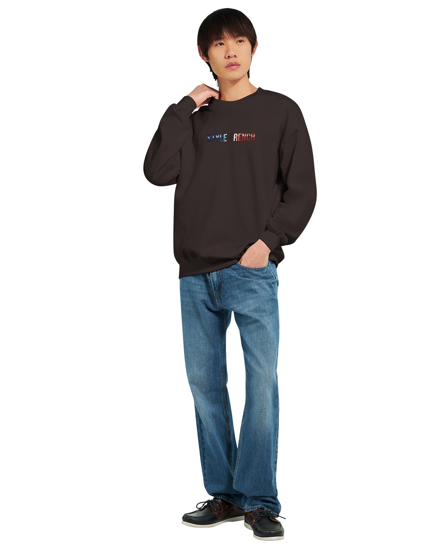 Sweatshirt Fils de France Herren French Style Klassisch Rundhals | Gildan® 18000