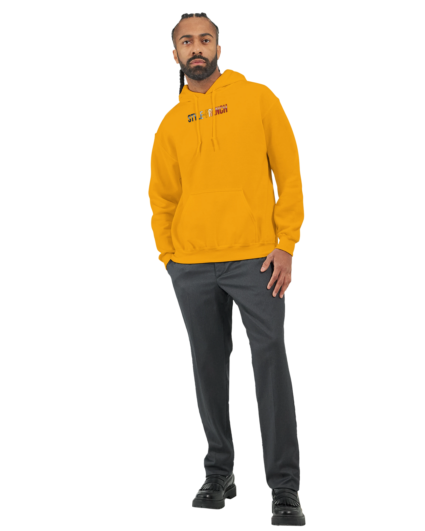 "The people don't give up" hoodie - classic French style for men | Gildan® 18500