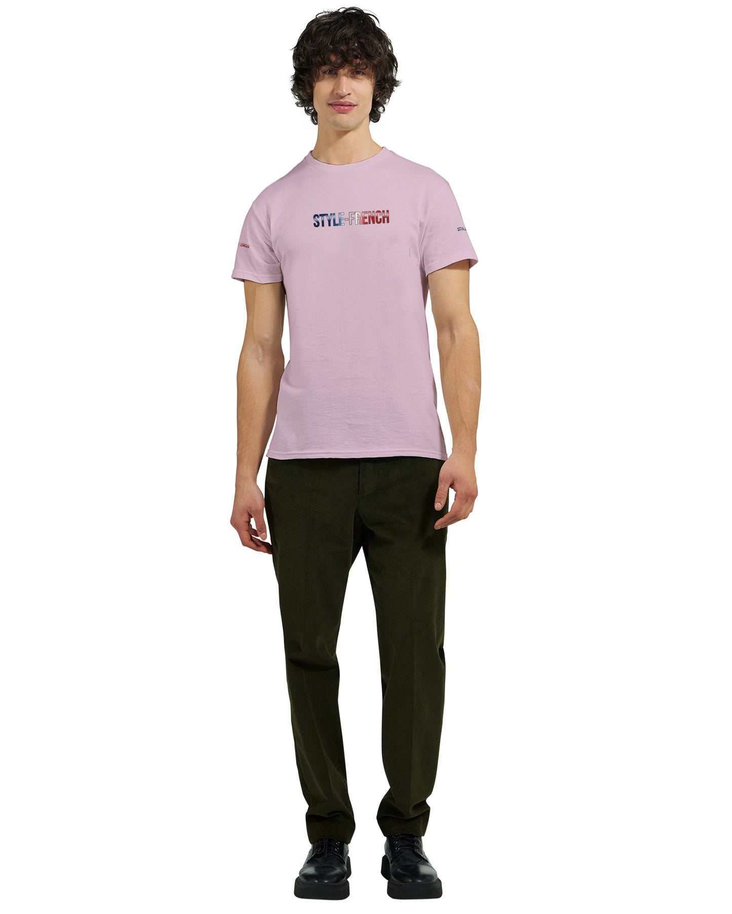 T-Shirt vive la France Herren dick Rundhals | Gildan® 5000