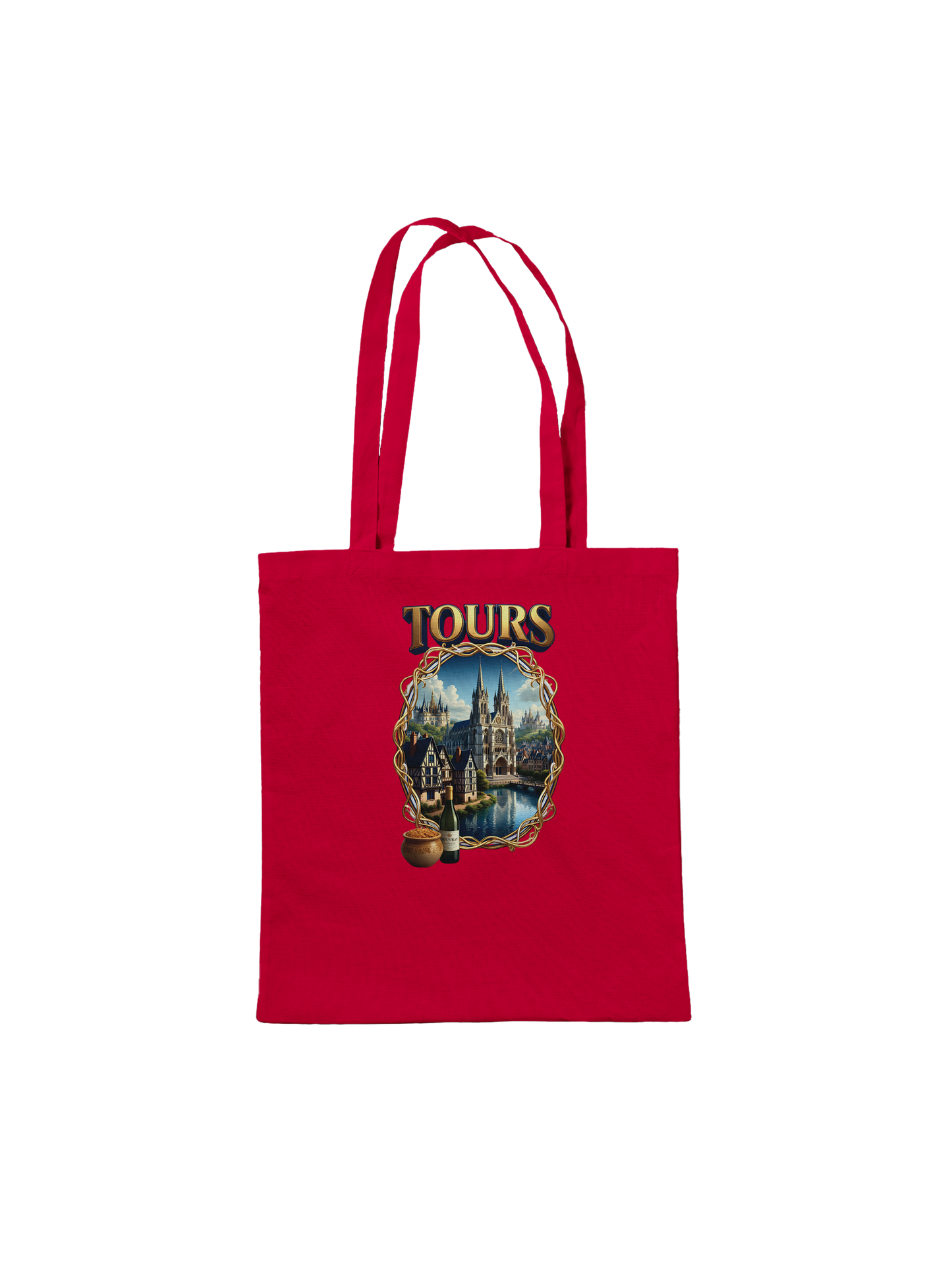 Stoffbeutel Tours, Stadt in Frankreich