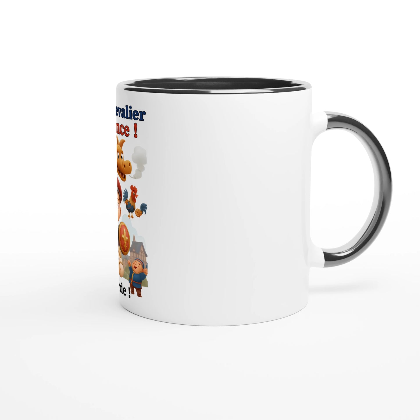 Keramikbecher Kleiner Ritter Frankreich 325 ml (11 oz)