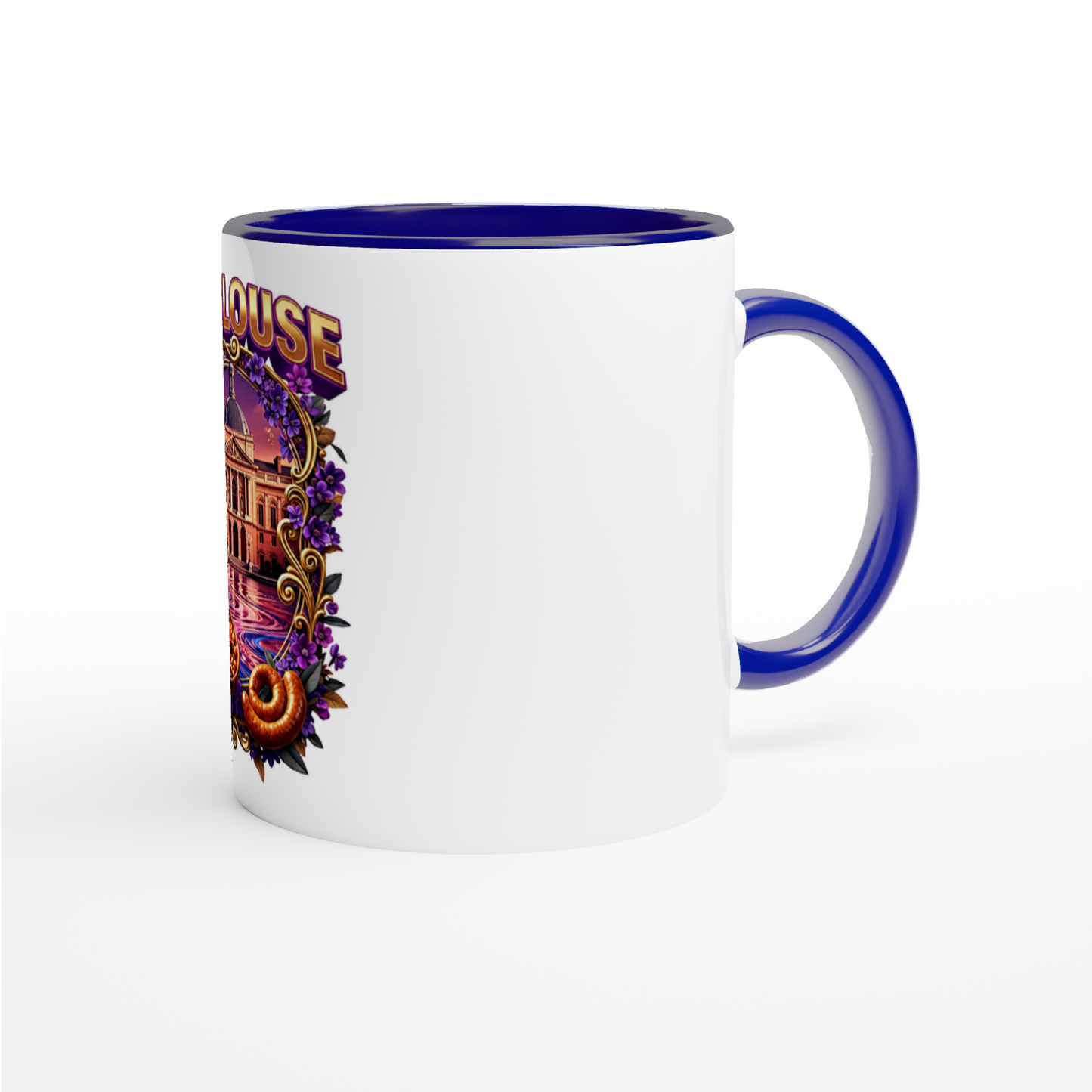 Keramiktasse Toulouse, Stadt in Frankreich, 325 ml (11 oz)