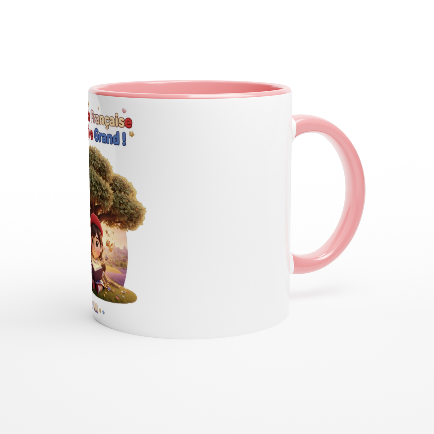 "Little French Girl Who Dreams Big" Ceramic Mug - 325 ml (11 oz)