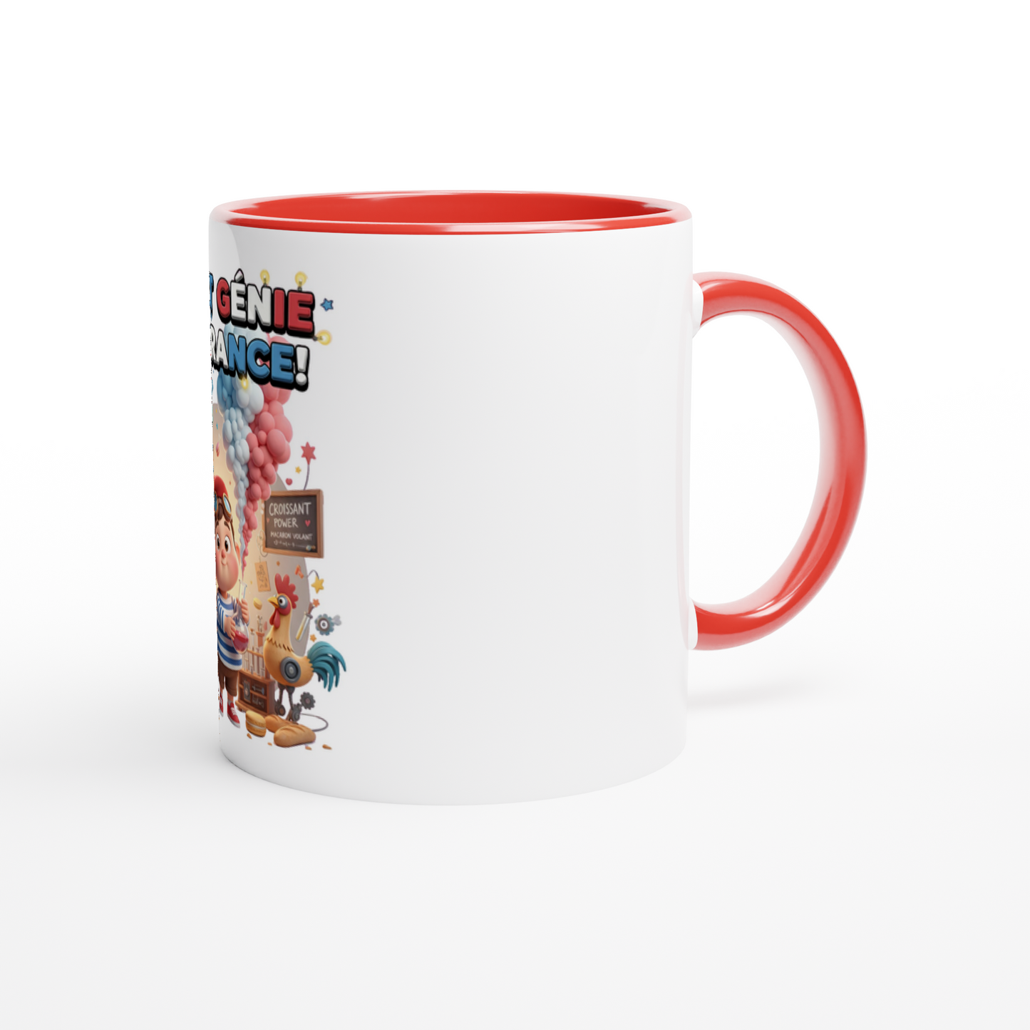 325 ml (11 oz) French Little Genius Ceramic Mug