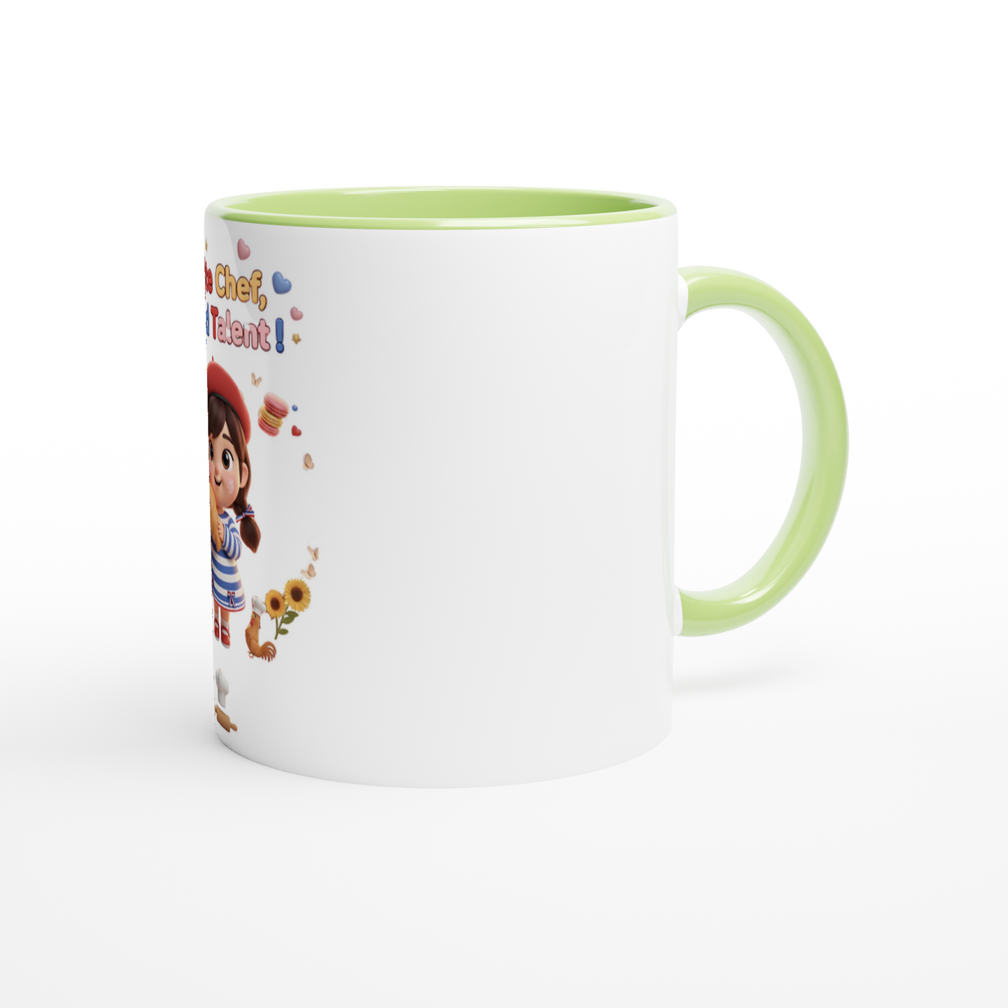 Keramikbecher kleine Köchin, großes Talent, 325 ml (11 oz)