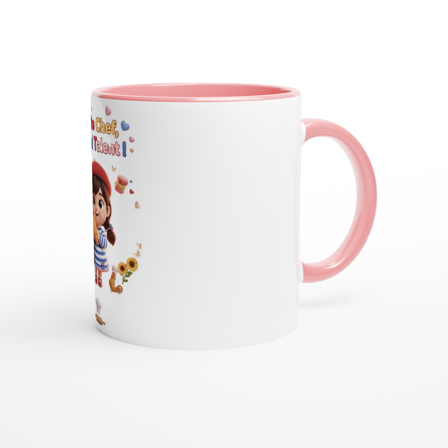 Keramikbecher kleine Köchin, großes Talent, 325 ml (11 oz)