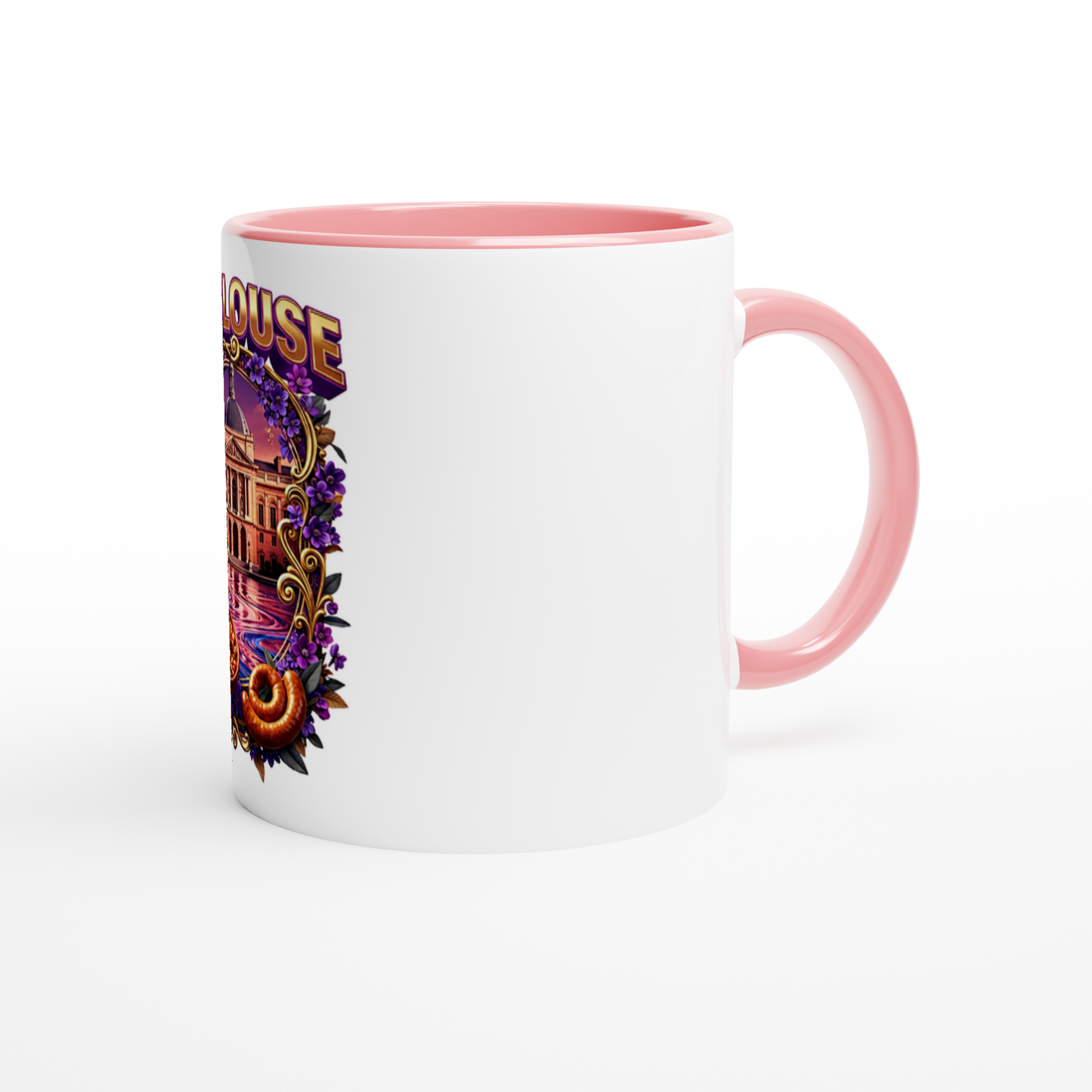 Keramiktasse Toulouse, Stadt in Frankreich, 325 ml (11 oz)