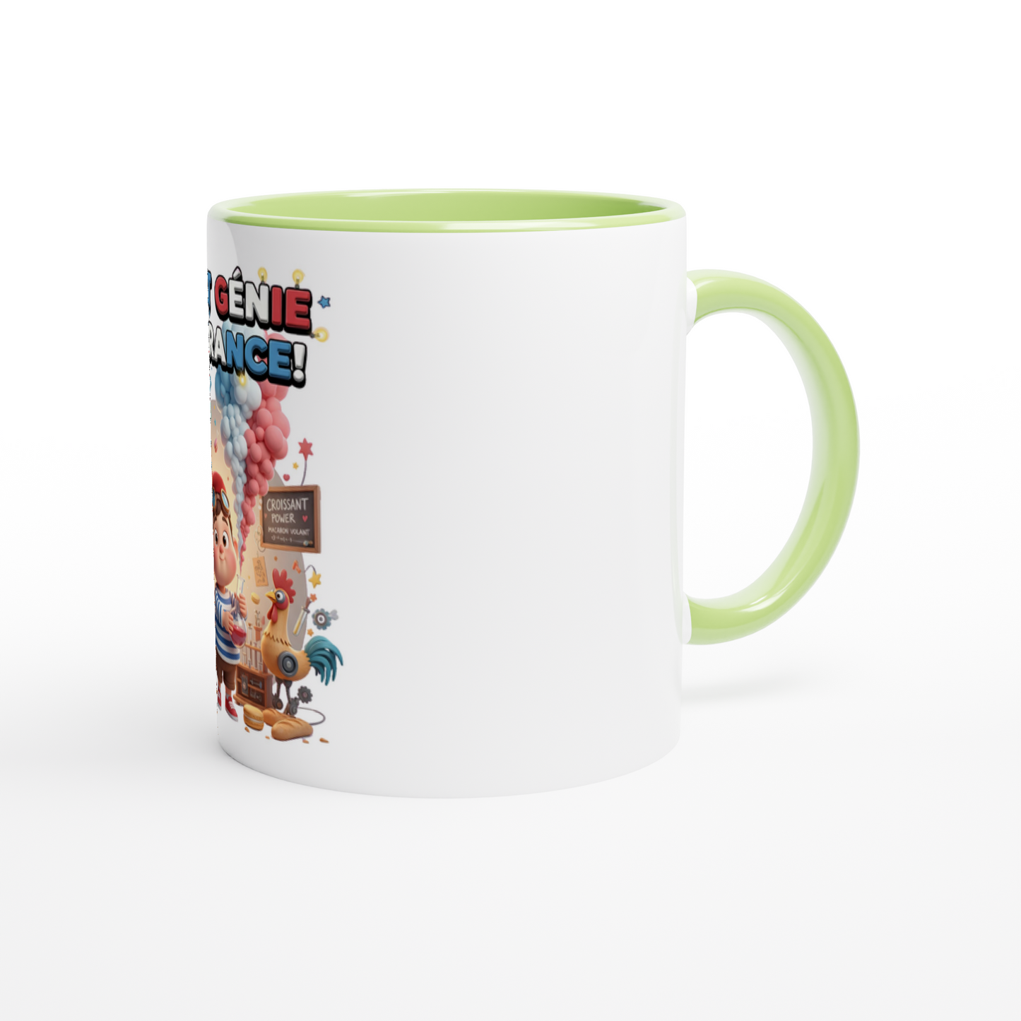 325 ml (11 oz) French Little Genius Ceramic Mug