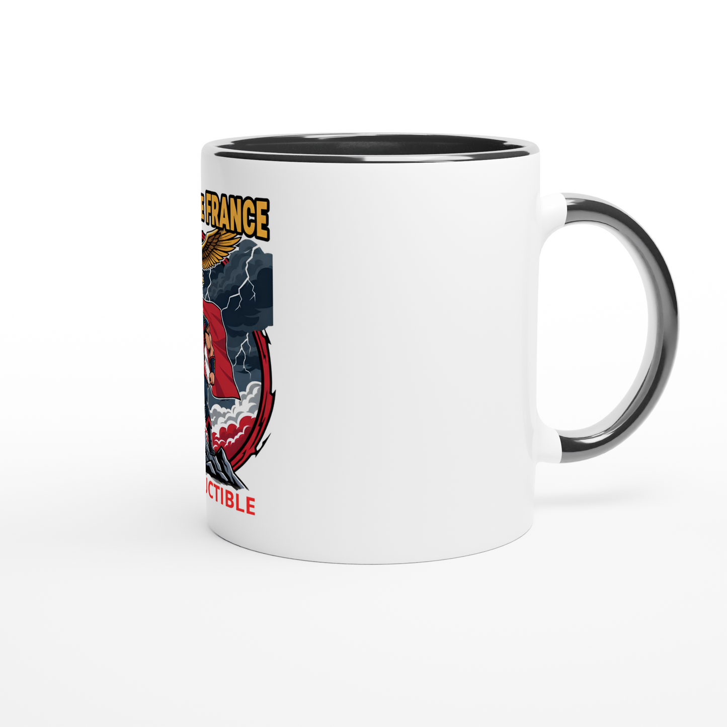 325 ml (11 oz) French-style ceramic mug for men