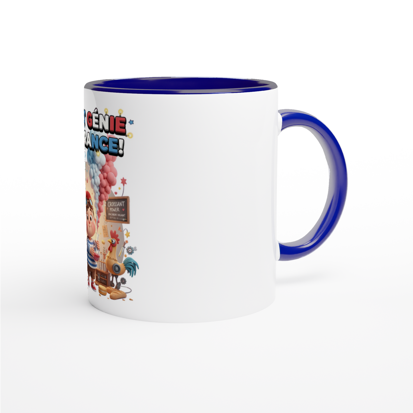 325 ml (11 oz) French Little Genius Ceramic Mug