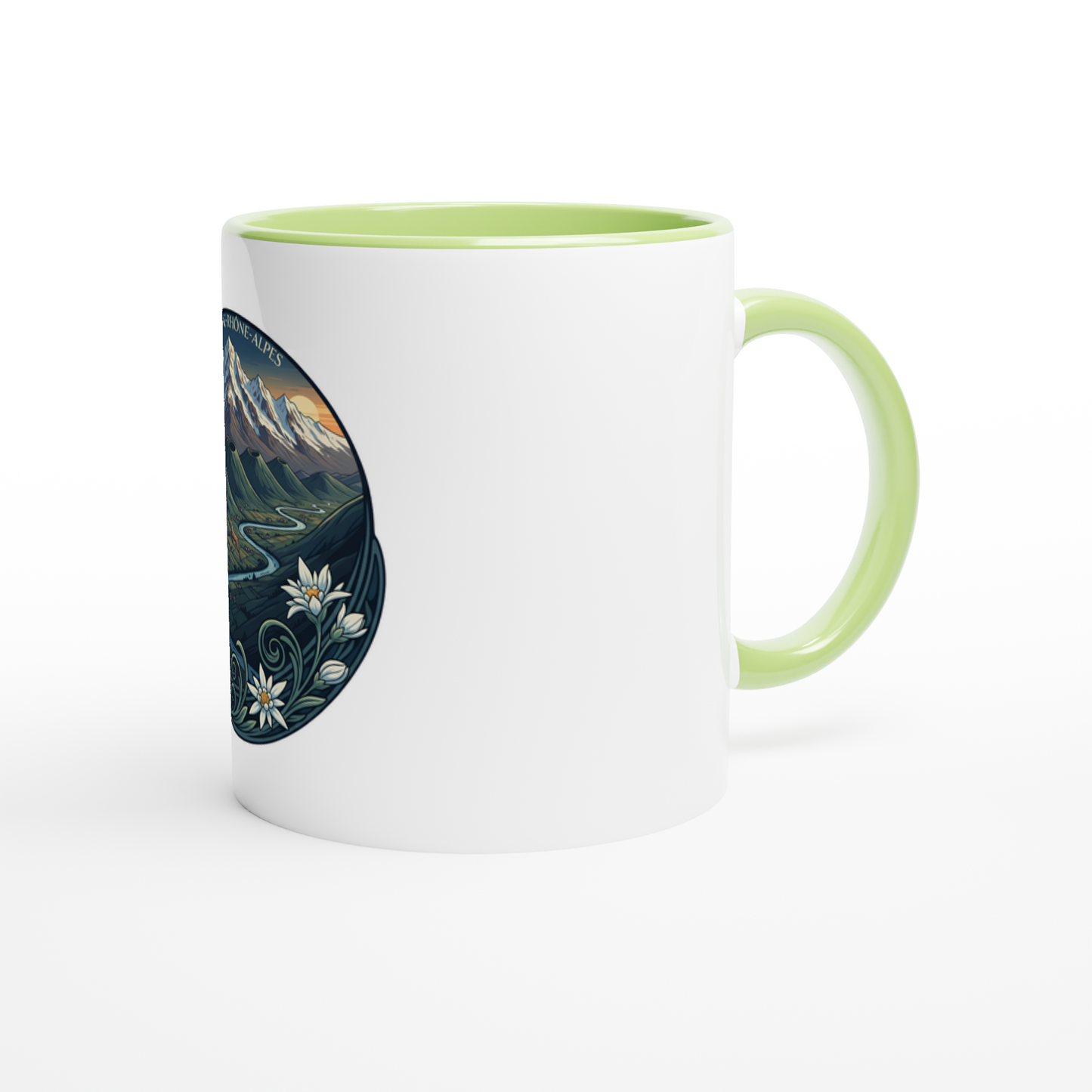 - 325 ml (11 oz) Keramiktasse Auvergne-Rhône-Alpes