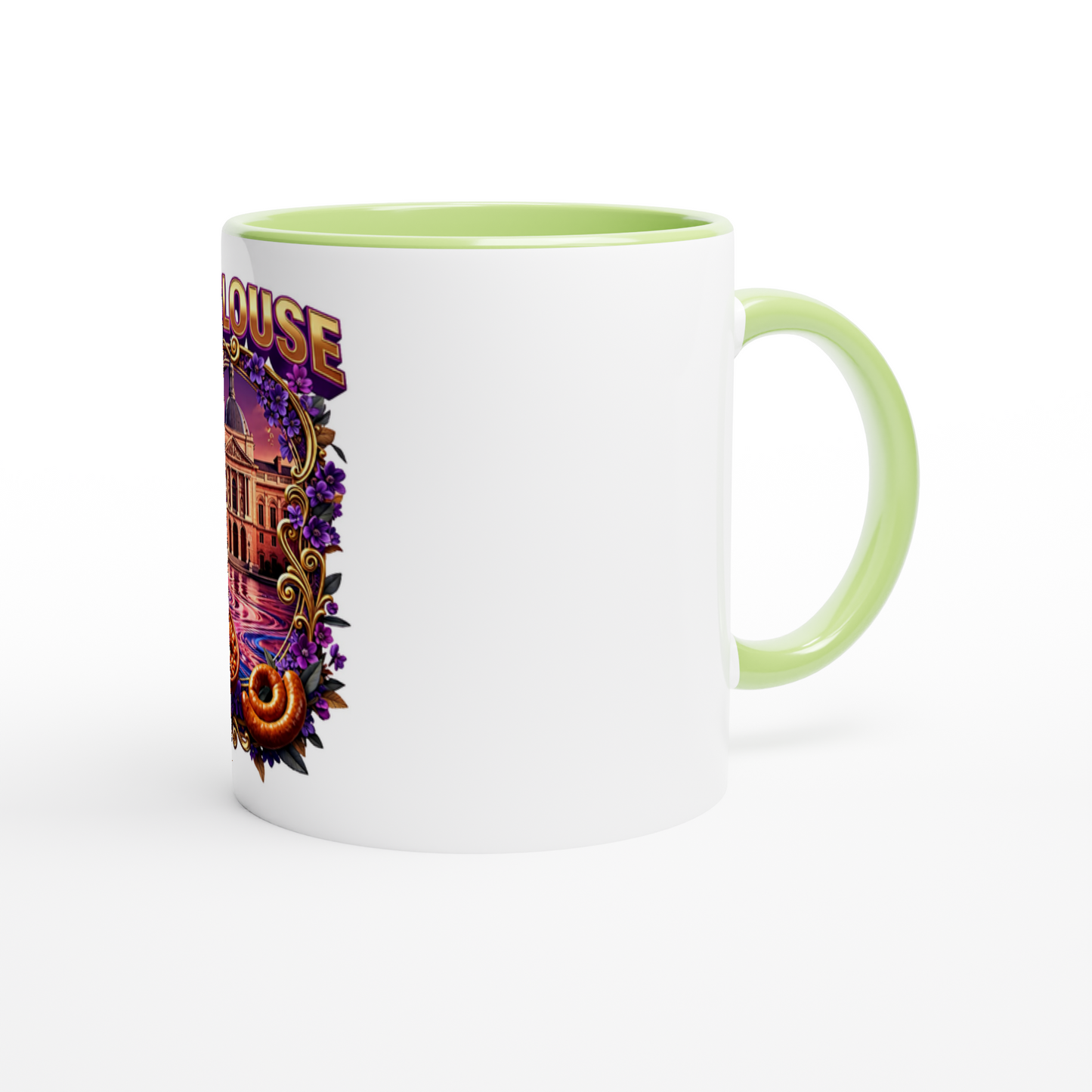 Keramiktasse Toulouse, Stadt in Frankreich, 325 ml (11 oz)