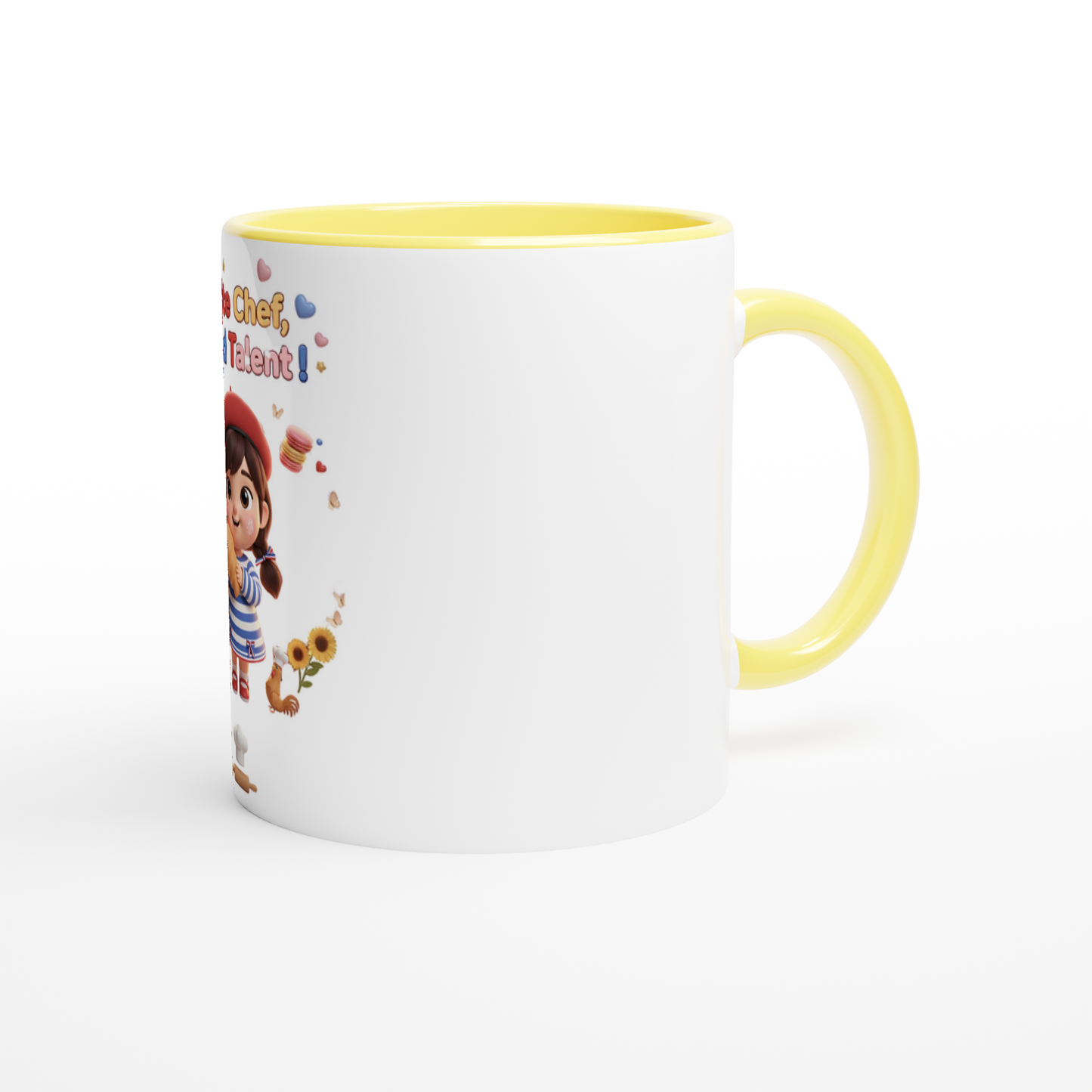 Keramikbecher kleine Köchin, großes Talent, 325 ml (11 oz)