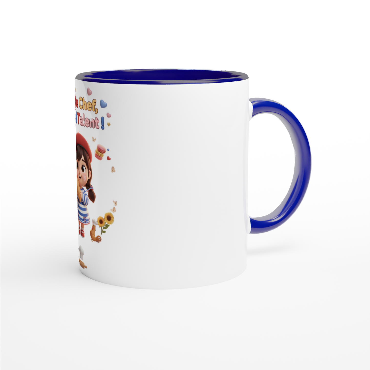 Keramikbecher kleine Köchin, großes Talent, 325 ml (11 oz)