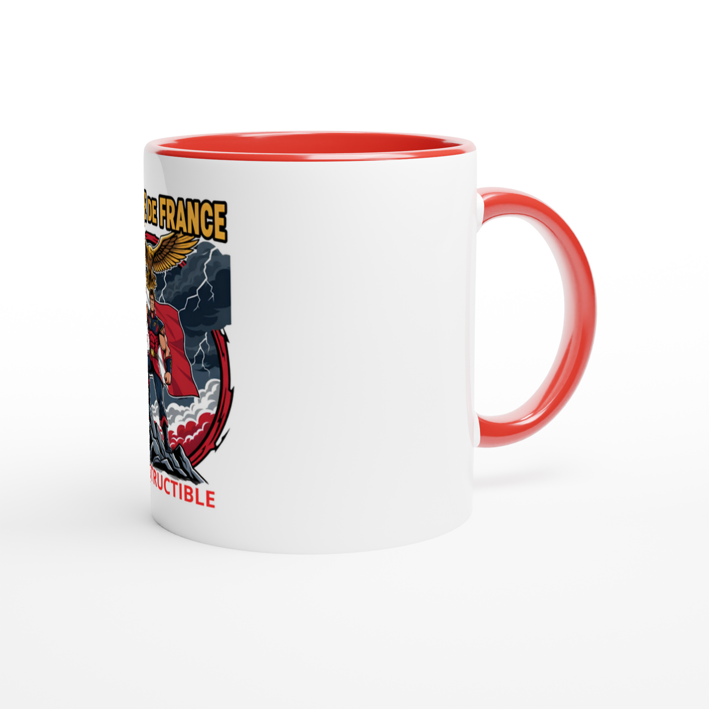 325 ml (11 oz) French-style ceramic mug for men