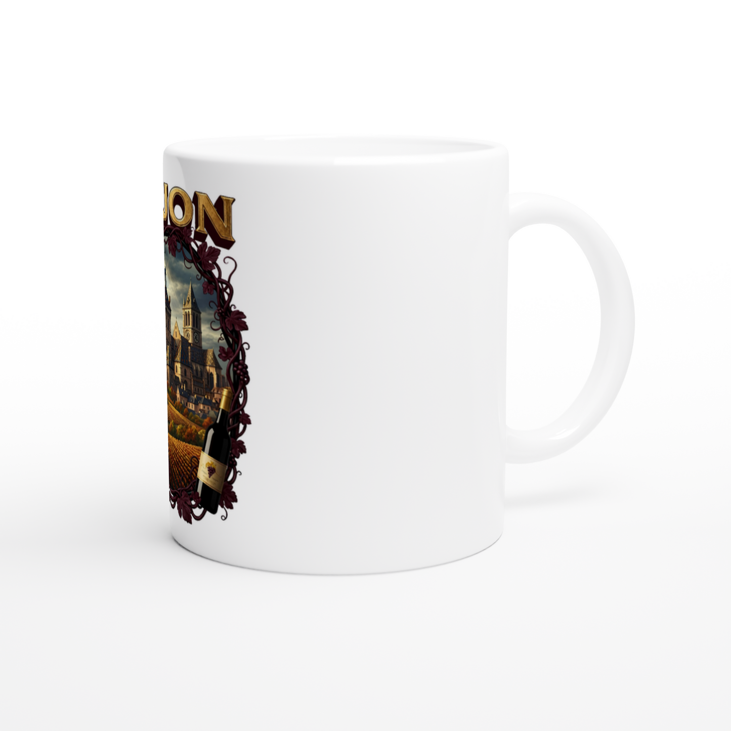 Keramiktasse Dijon Stadt Frankreich 325 ml (11 oz)