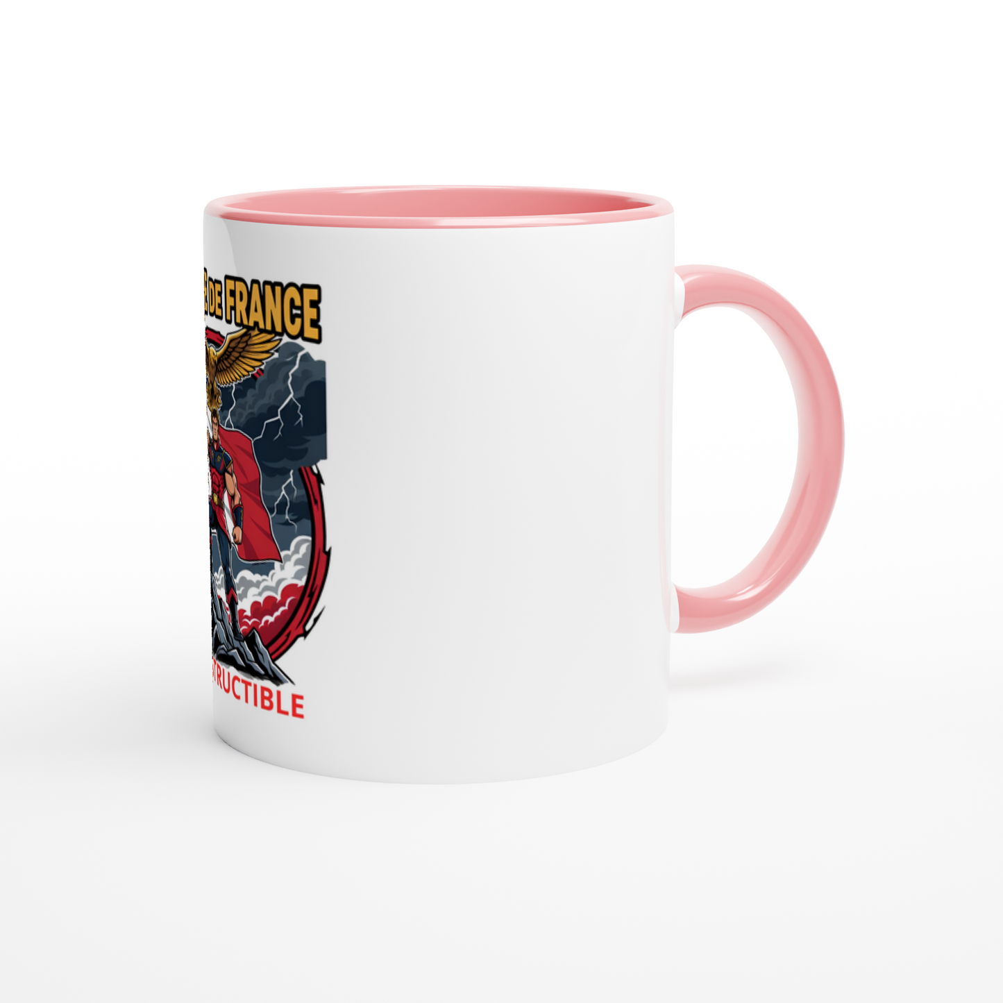 325 ml (11 oz) French-style ceramic mug for men